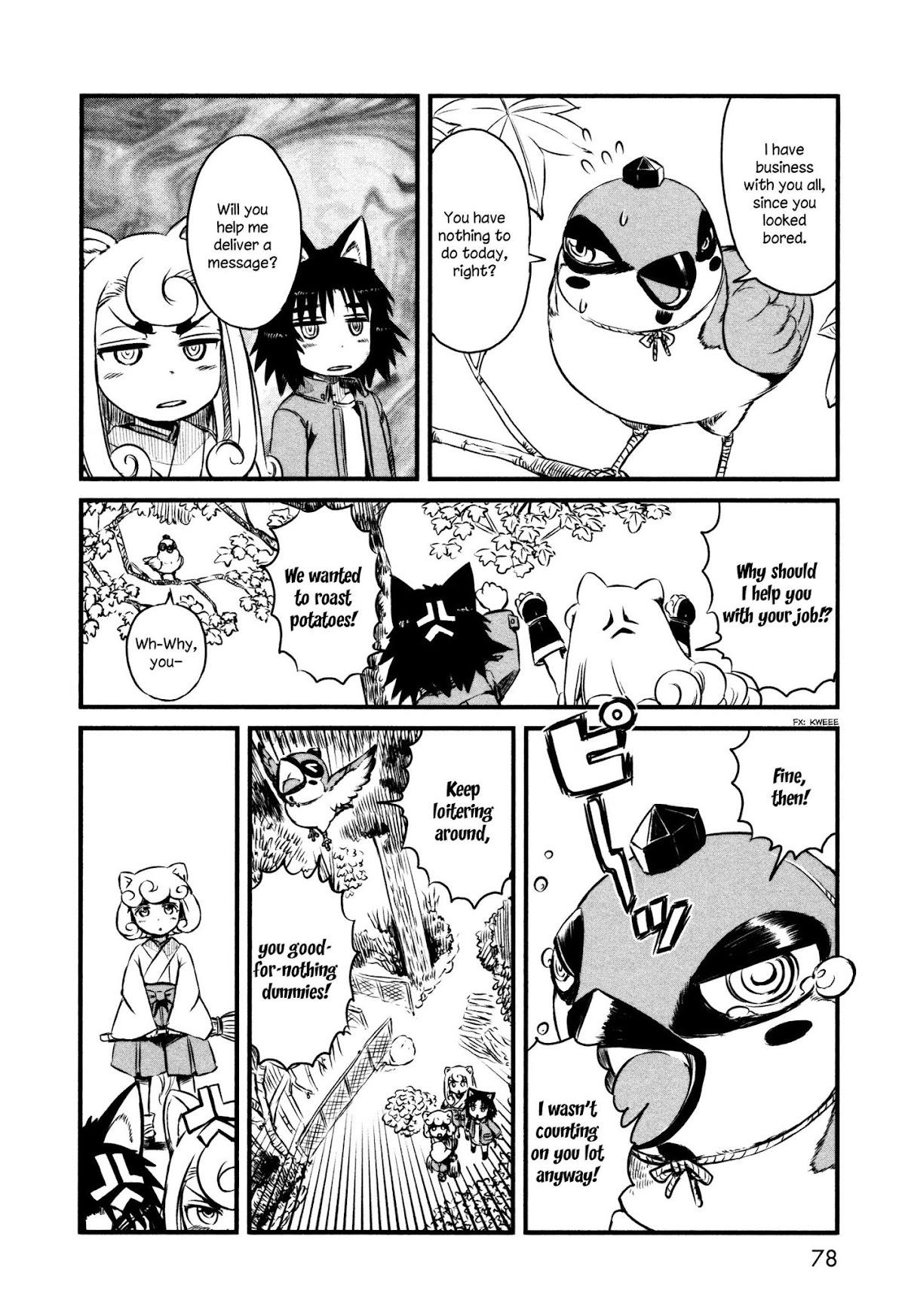 Neko Musume Michikusa Nikki Chapter 40 page 8 - Chapter 40: Passin' Time With A Sparrow in the Sky