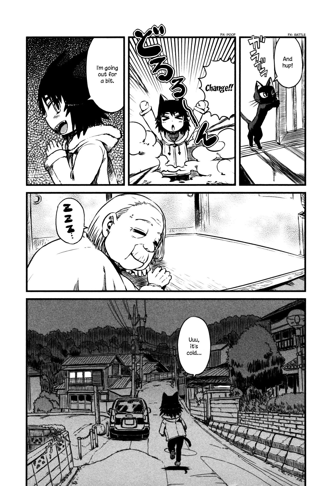 Neko Musume Michikusa Nikki Chapter 41 page 4 - Chapter 41: Everyone Passin' Time Eating Toshikoshi Soba