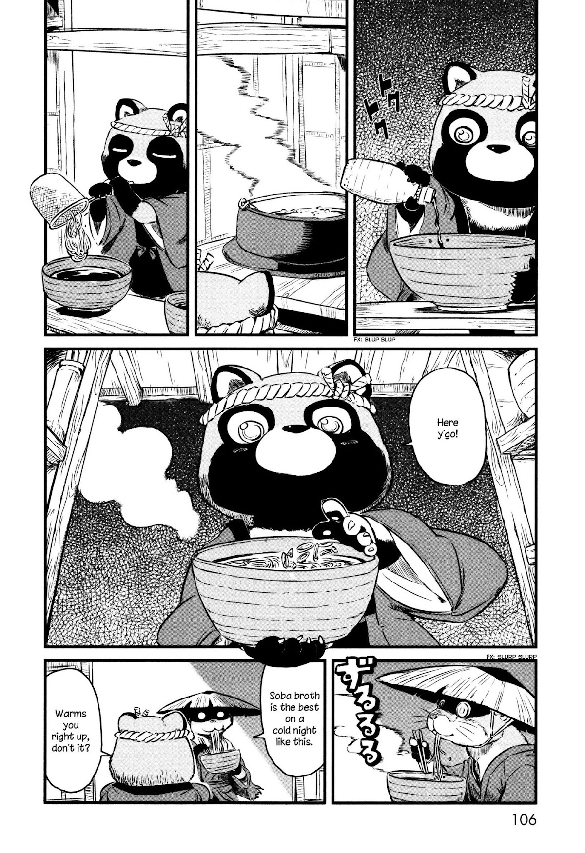 Neko Musume Michikusa Nikki Chapter 41 page 8 - Chapter 41: Everyone Passin' Time Eating Toshikoshi Soba