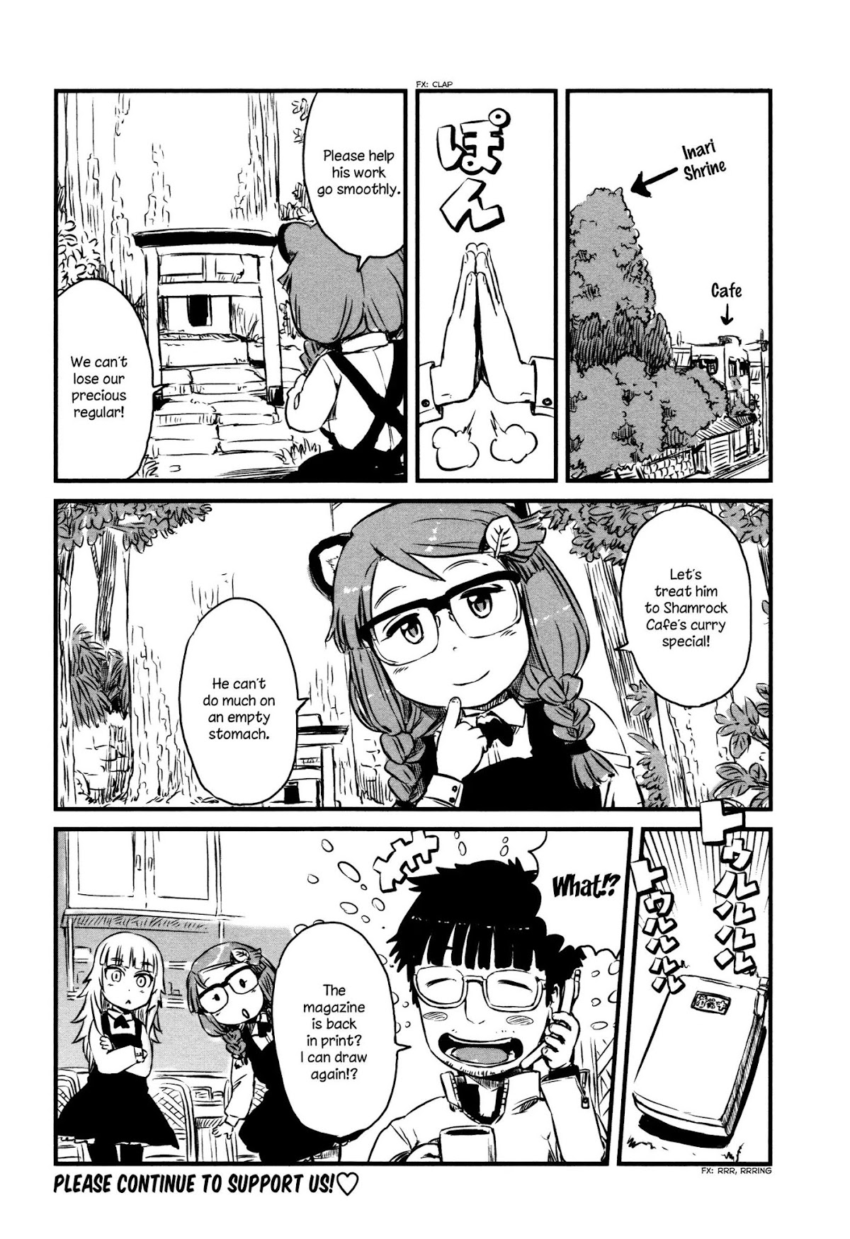 Neko Musume Michikusa Nikki Chapter 42.5 page 6 - Chapter 42.5