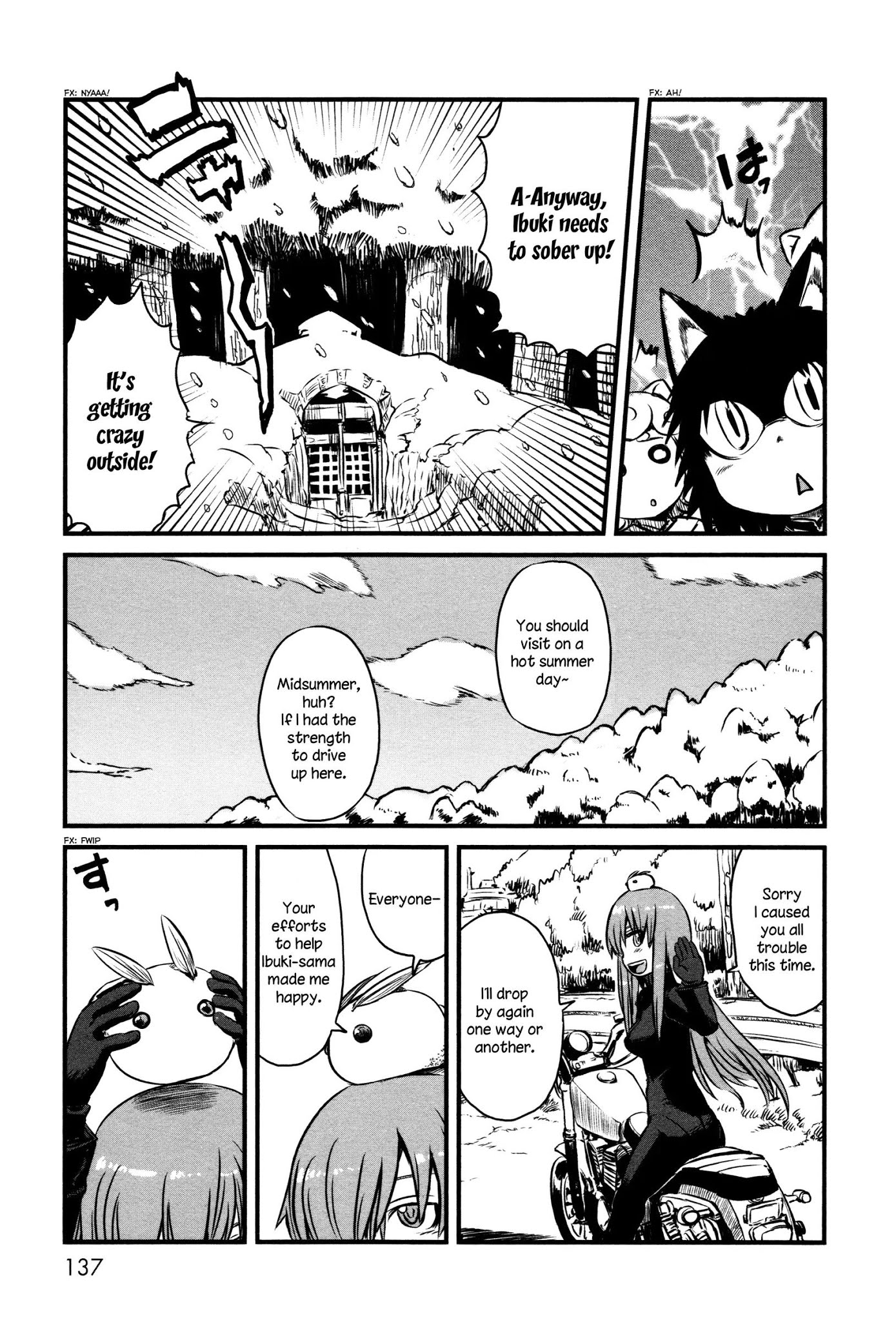 Neko Musume Michikusa Nikki Chapter 42 page 17 - Chapter 42: Passin' Time With Snow and Spring