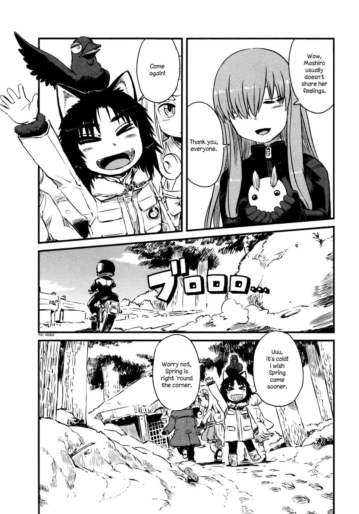 Neko Musume Michikusa Nikki Chapter 42 page 18 - Chapter 42: Passin' Time With Snow and Spring