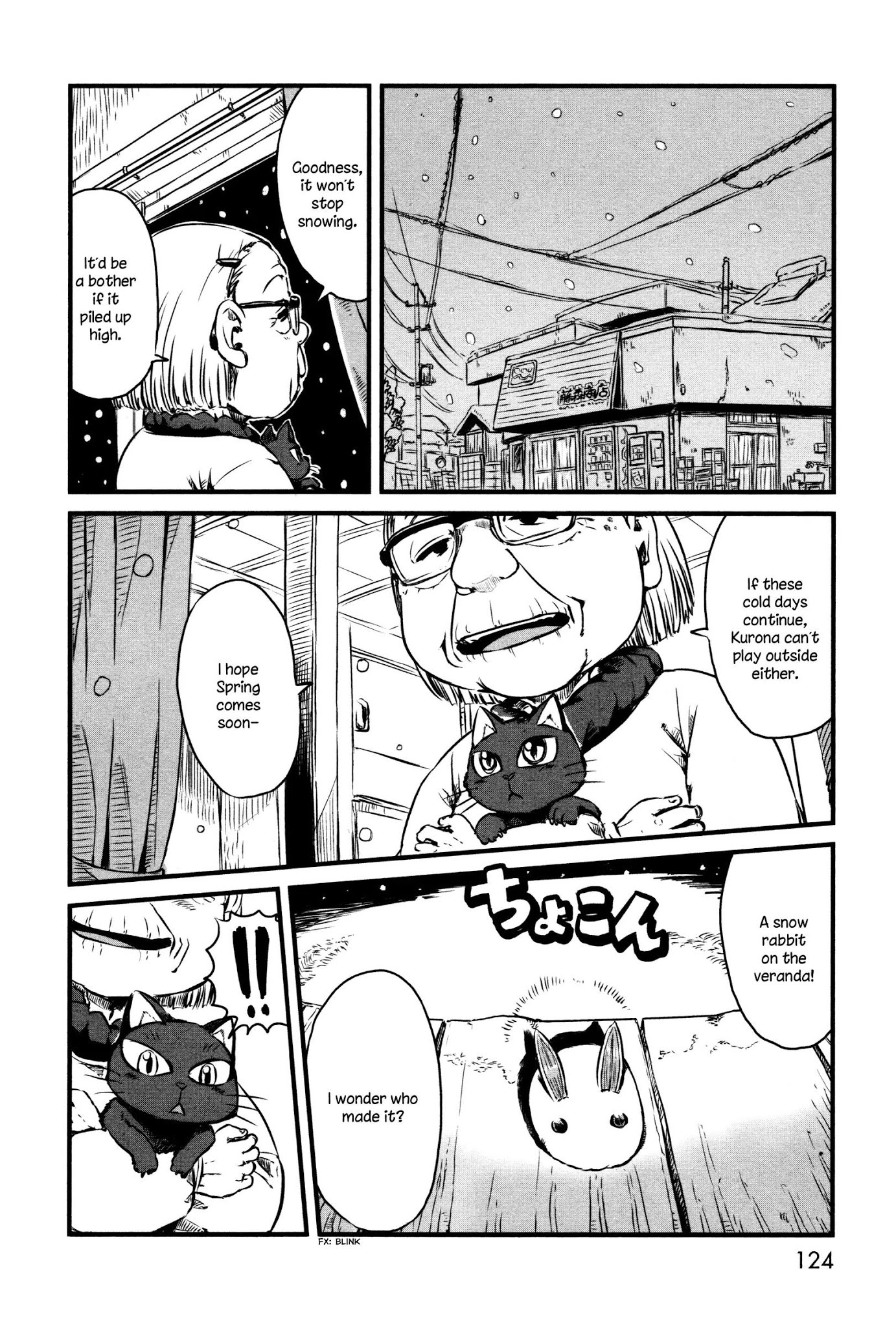 Neko Musume Michikusa Nikki Chapter 42 page 4 - Chapter 42: Passin' Time With Snow and Spring