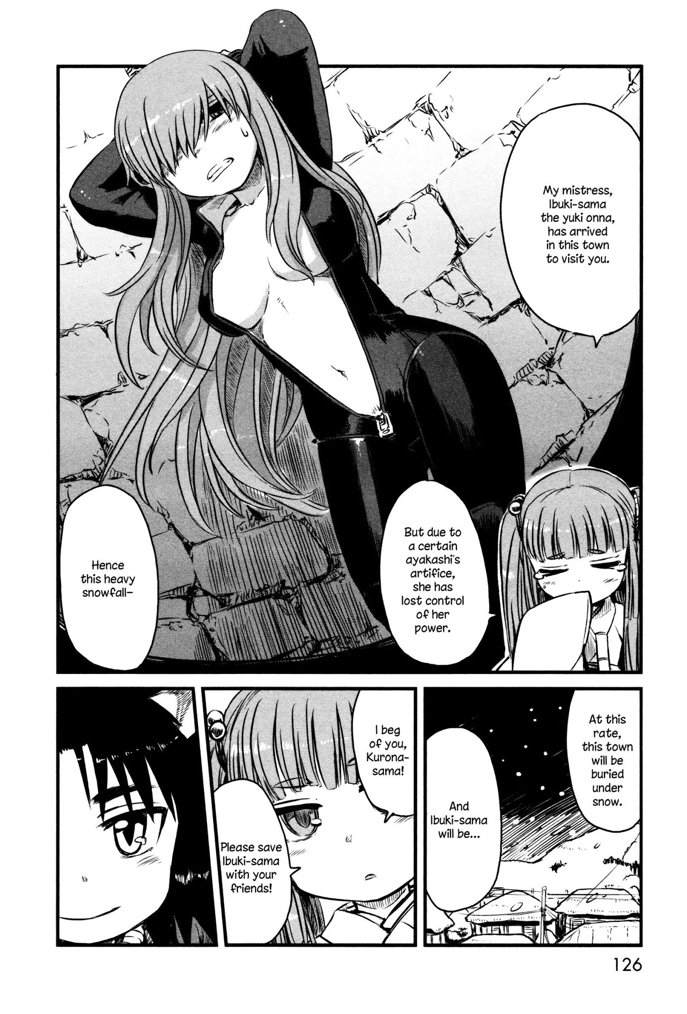 Neko Musume Michikusa Nikki Chapter 42 page 6 - Chapter 42: Passin' Time With Snow and Spring