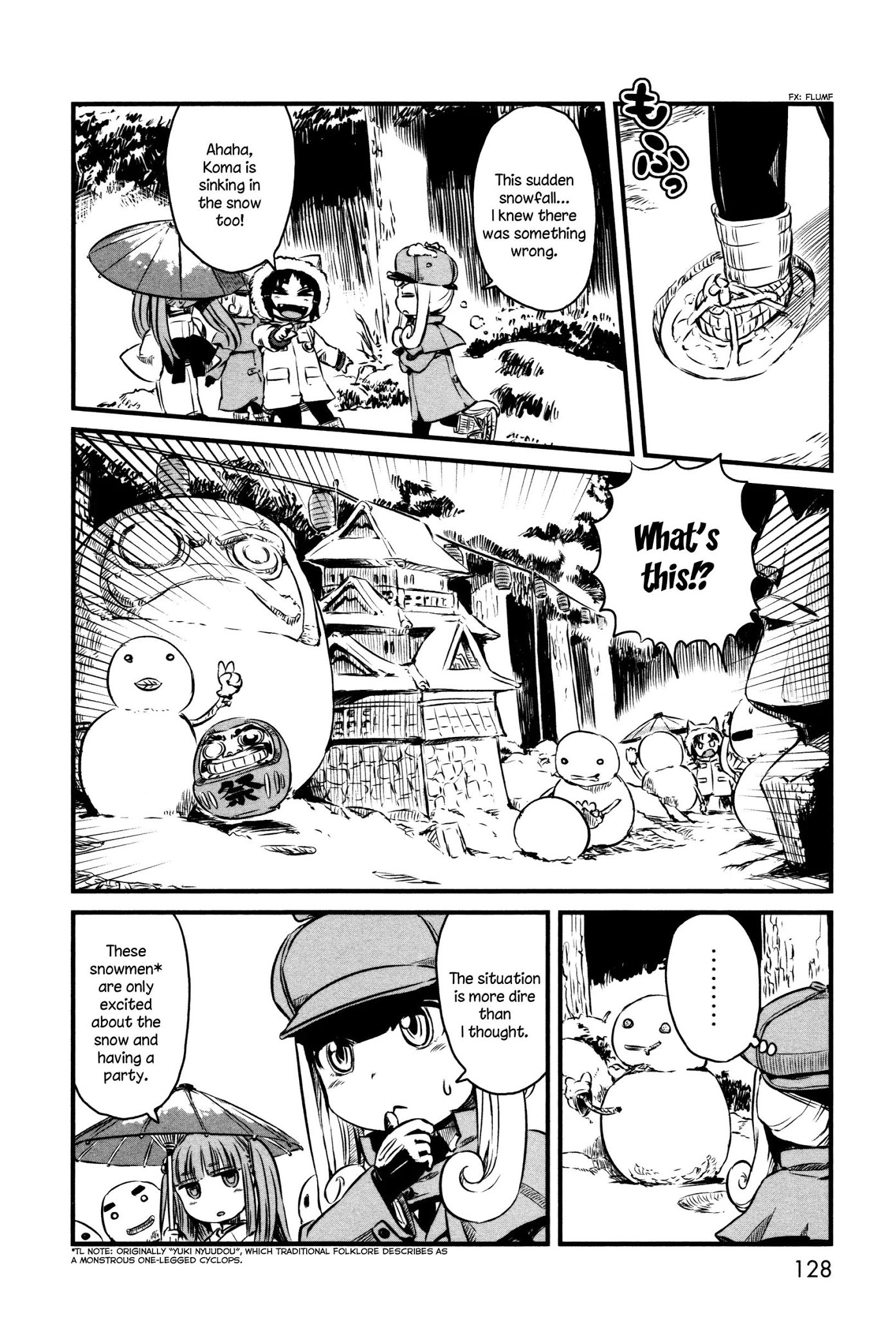 Neko Musume Michikusa Nikki Chapter 42 page 8 - Chapter 42: Passin' Time With Snow and Spring