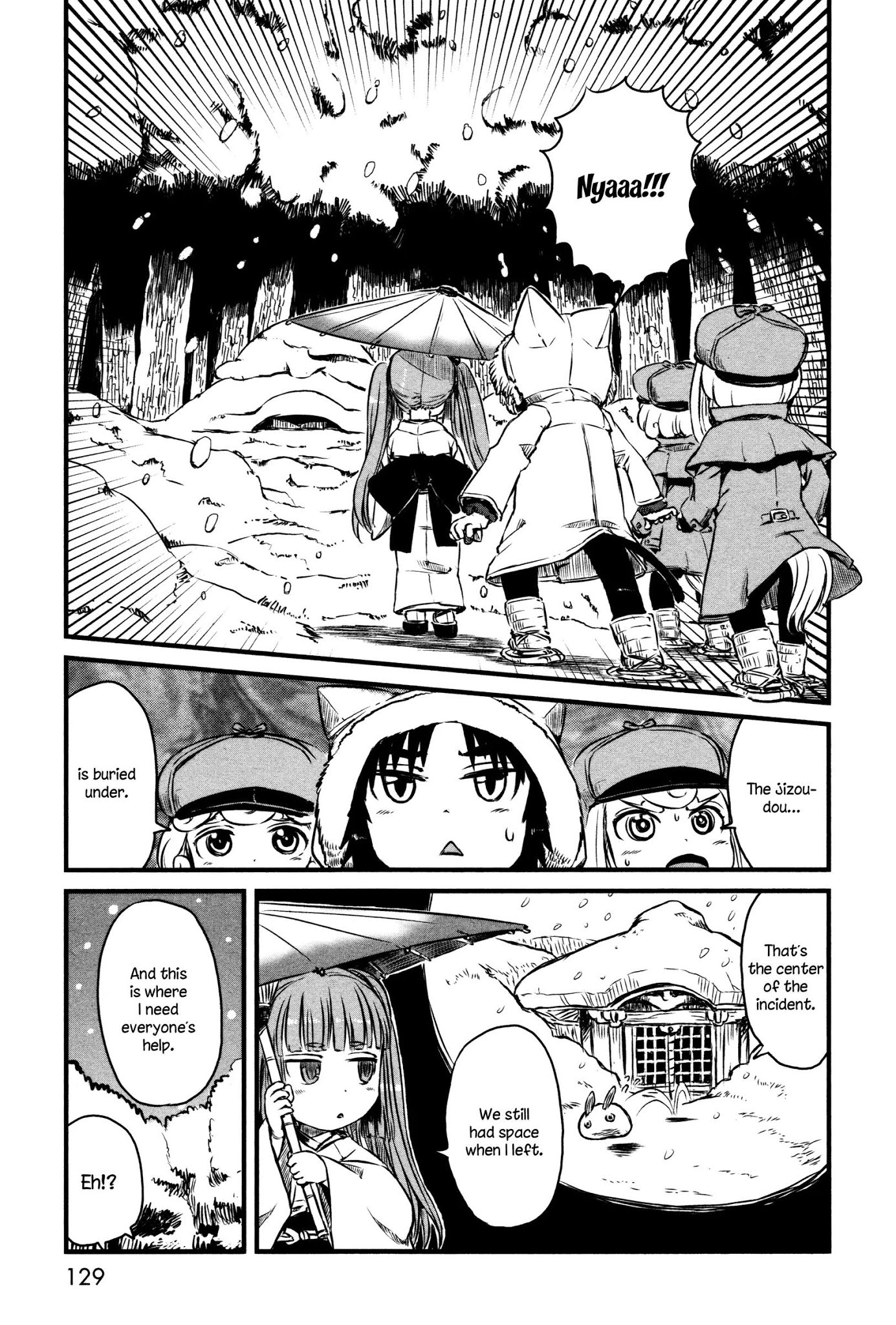 Neko Musume Michikusa Nikki Chapter 42 page 9 - Chapter 42: Passin' Time With Snow and Spring