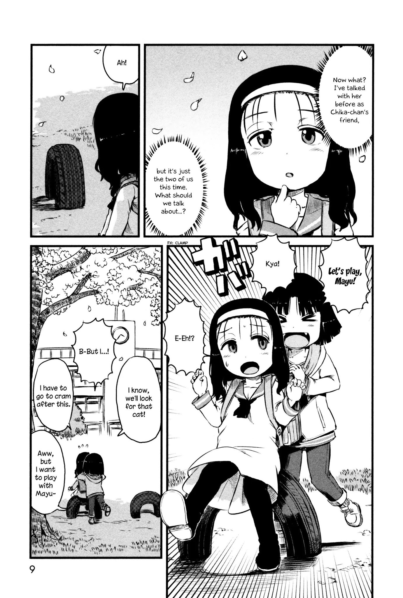 Neko Musume Michikusa Nikki Chapter 43 page 13 - Chapter 43: Passin' Time With Waiting Kurona