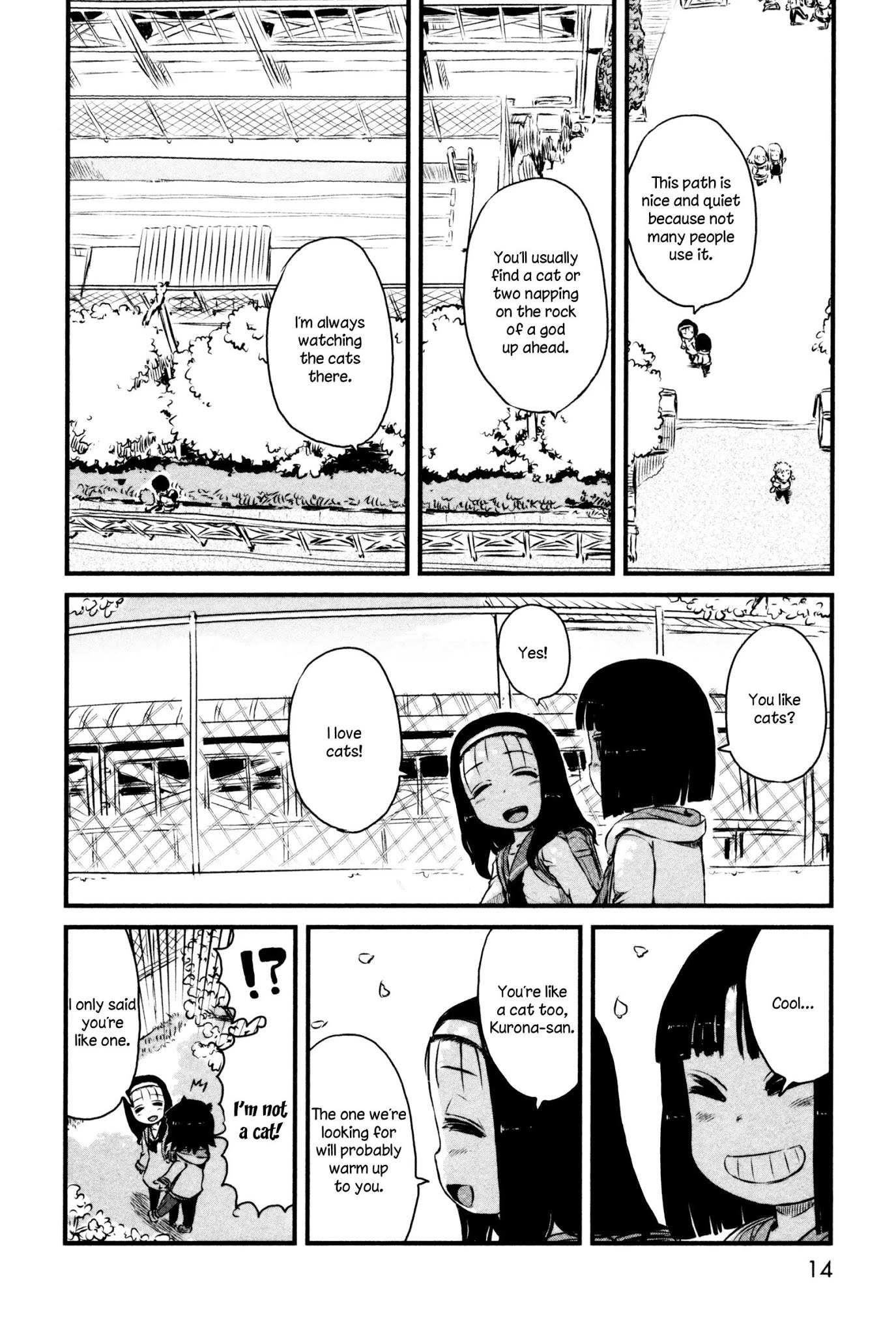 Neko Musume Michikusa Nikki Chapter 43 page 18 - Chapter 43: Passin' Time With Waiting Kurona