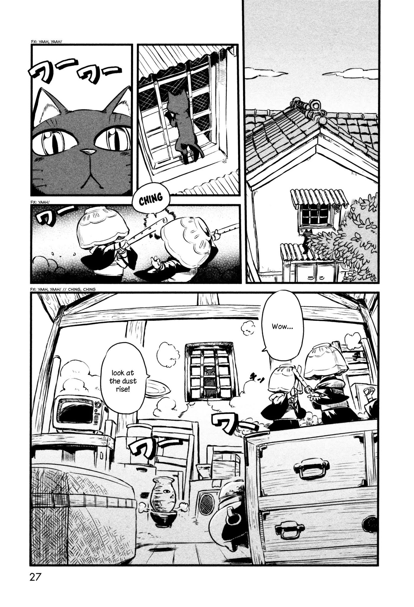 Neko Musume Michikusa Nikki Chapter 44 page 1 - Chapter 44: Passin' Time with Koi in the Storehouse