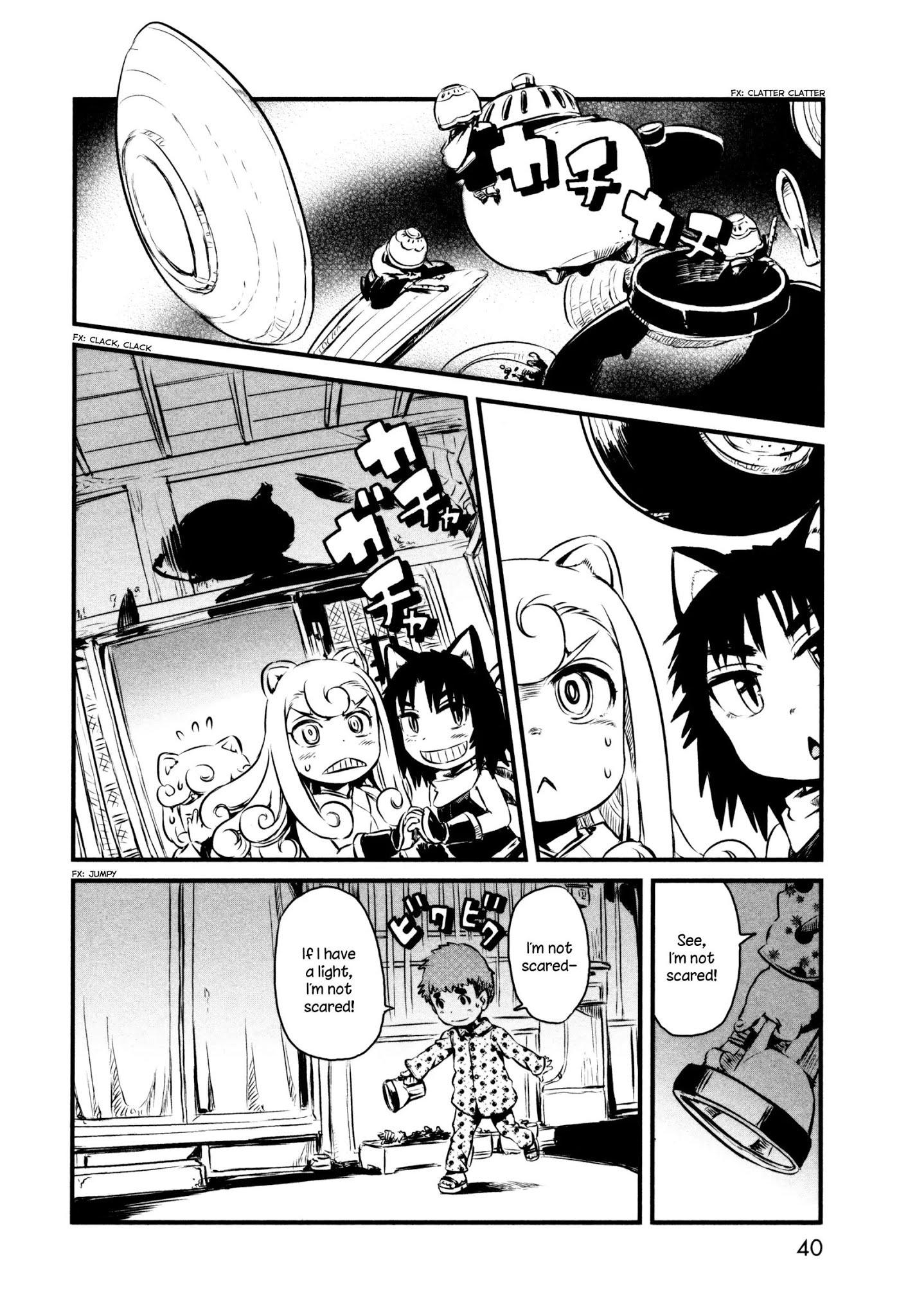 Neko Musume Michikusa Nikki Chapter 44 page 14 - Chapter 44: Passin' Time with Koi in the Storehouse