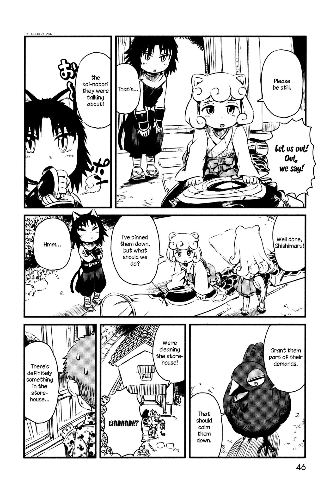 Neko Musume Michikusa Nikki Chapter 44 page 20 - Chapter 44: Passin' Time with Koi in the Storehouse