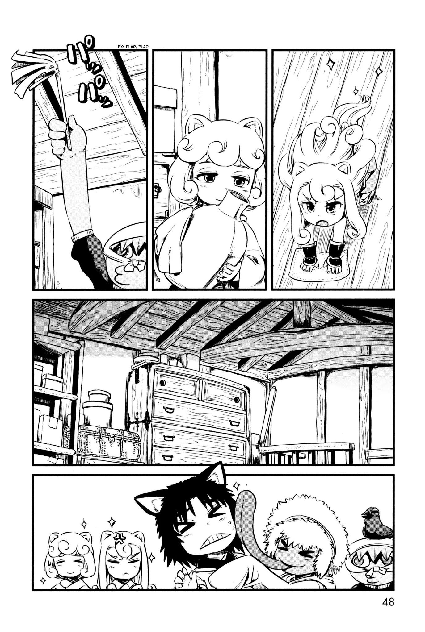 Neko Musume Michikusa Nikki Chapter 44 page 22 - Chapter 44: Passin' Time with Koi in the Storehouse