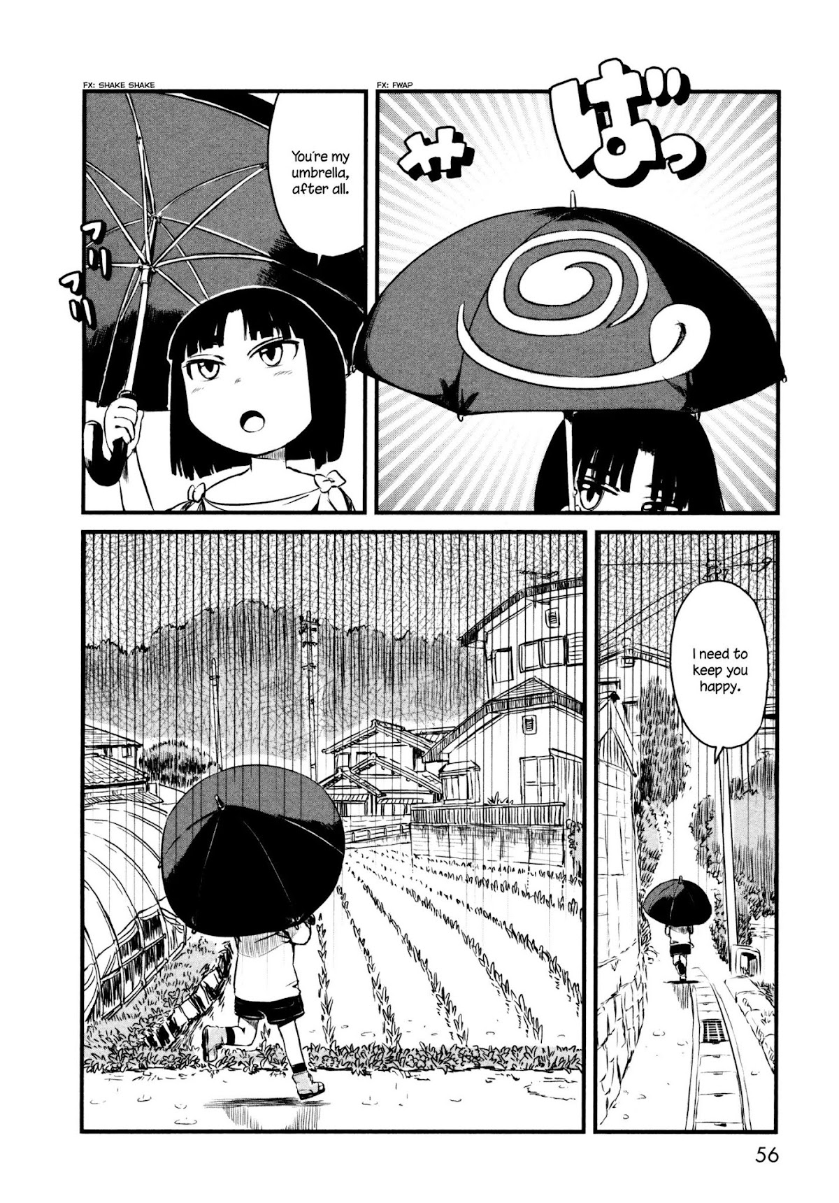 Neko Musume Michikusa Nikki Chapter 45 page 2 - Chapter 45: Passin' Time on a Rainy Day's Walk