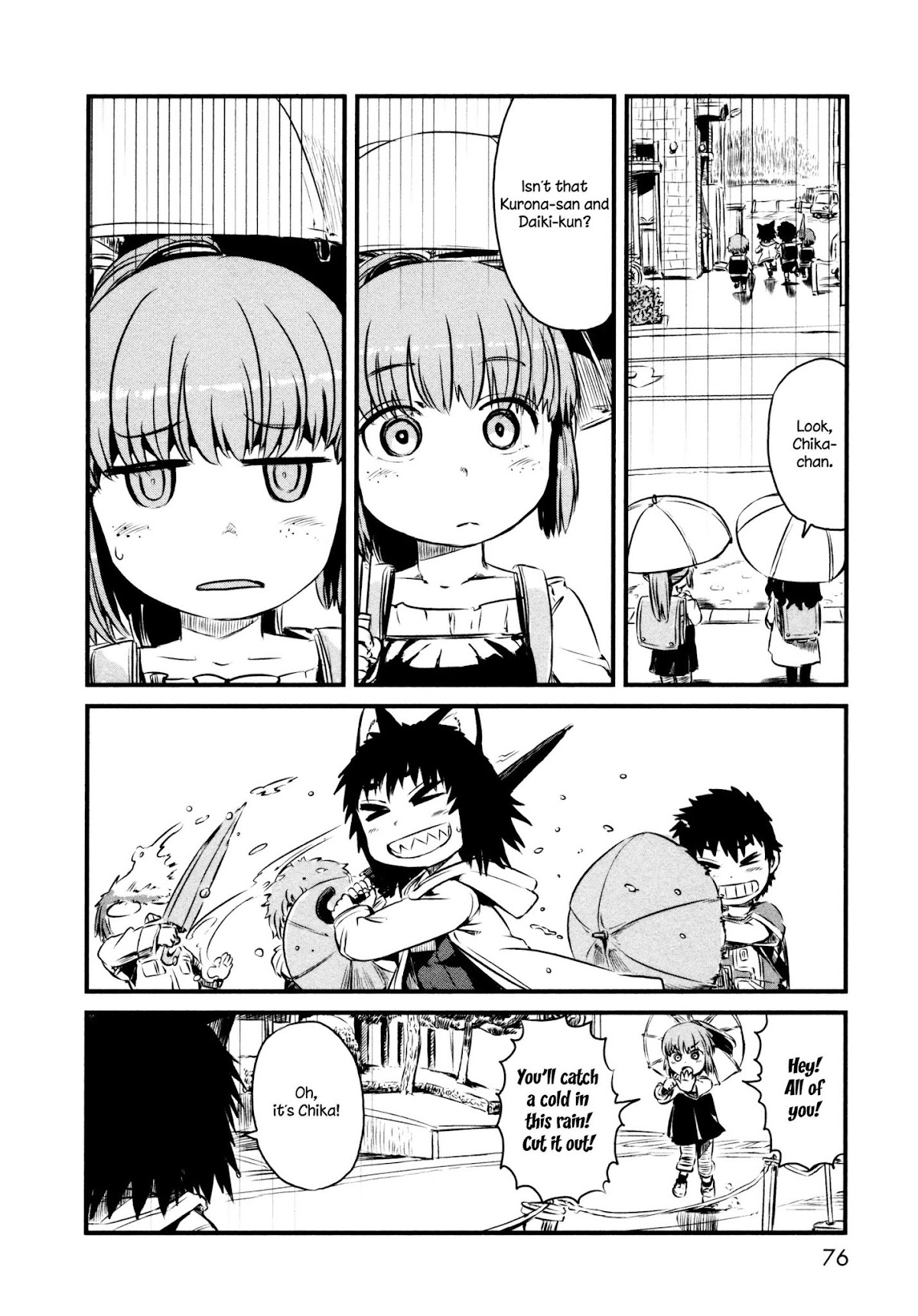 Neko Musume Michikusa Nikki Chapter 45 page 22 - Chapter 45: Passin' Time on a Rainy Day's Walk