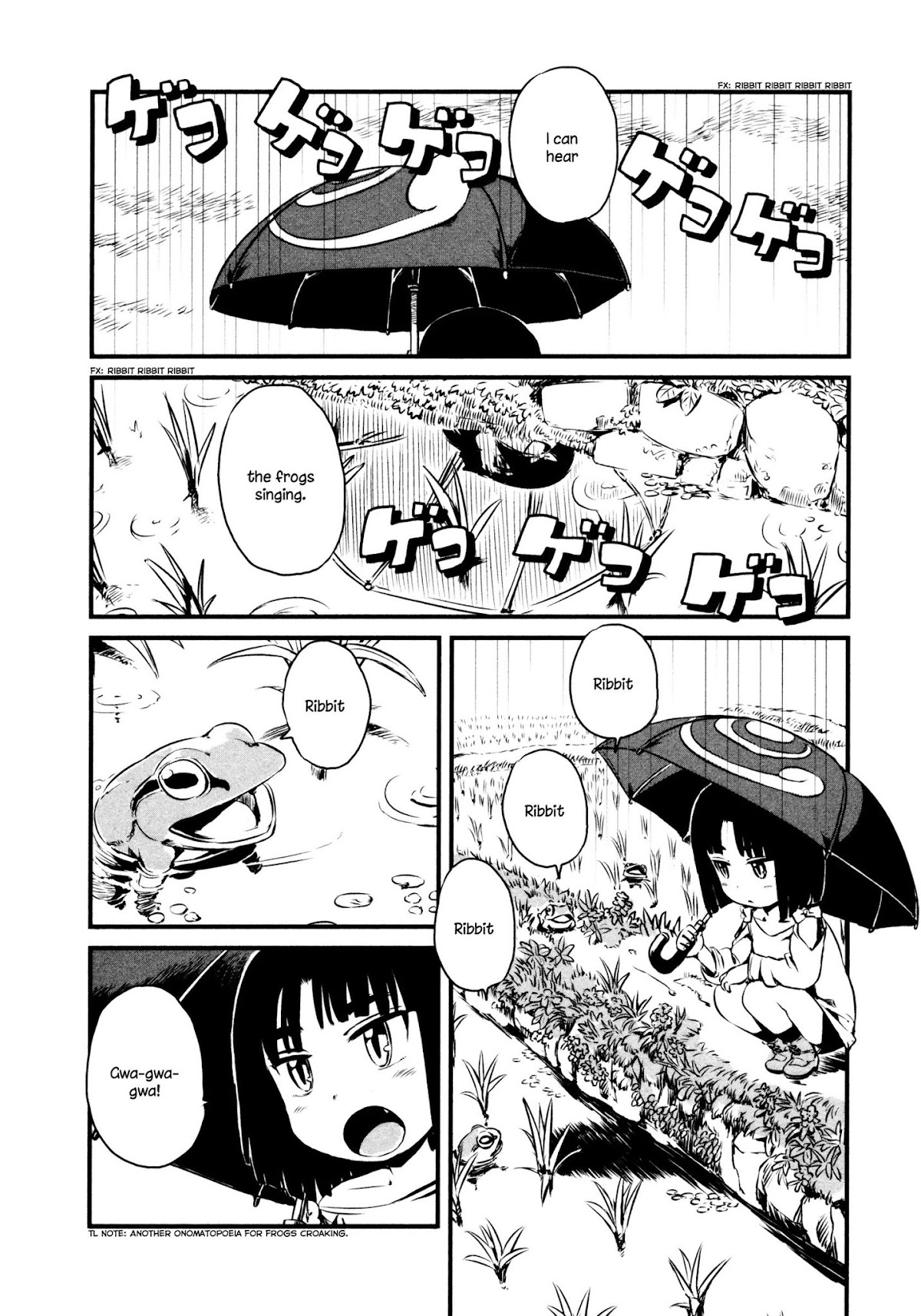 Neko Musume Michikusa Nikki Chapter 45 page 4 - Chapter 45: Passin' Time on a Rainy Day's Walk