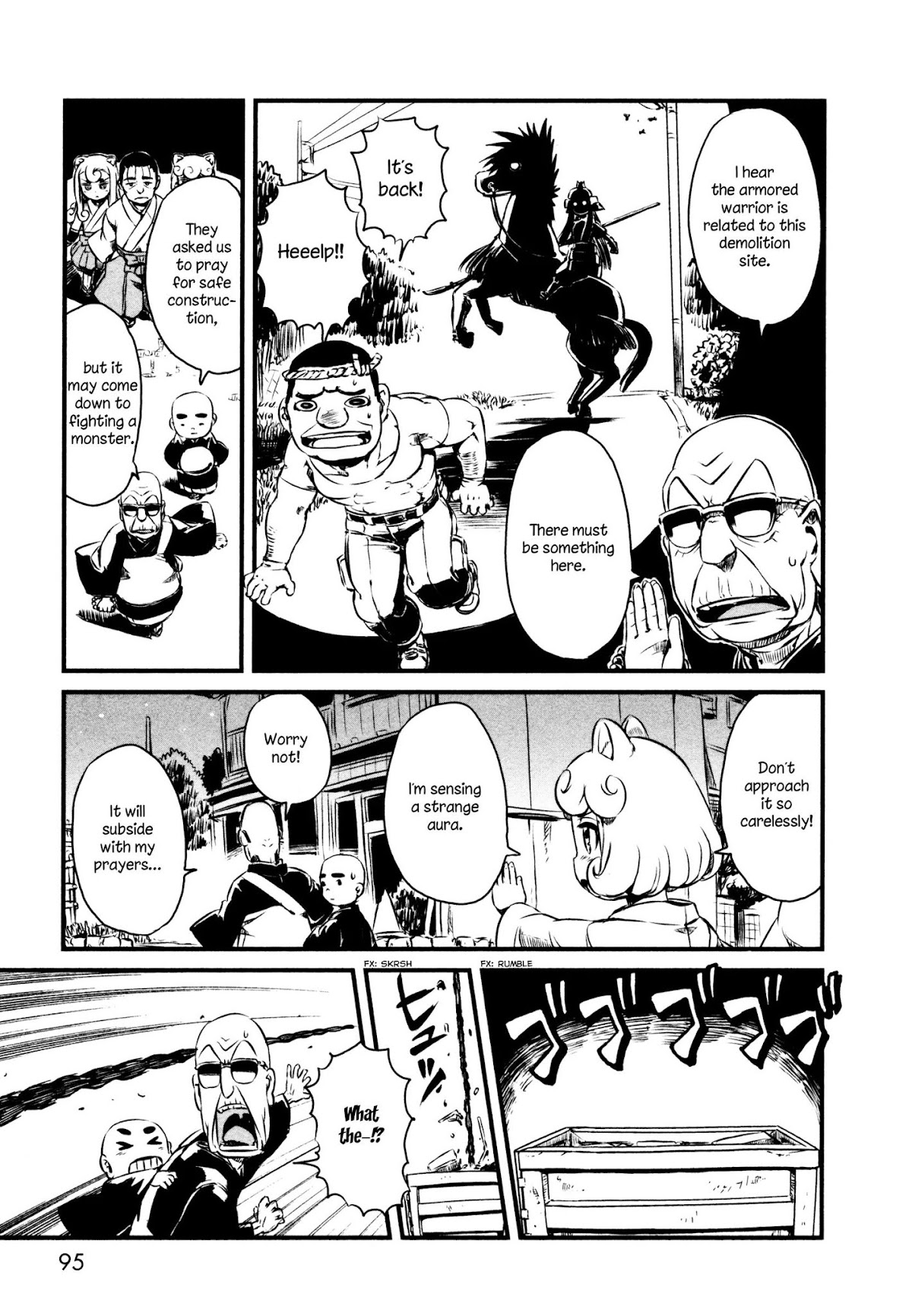 Neko Musume Michikusa Nikki Chapter 46 page 15 - Chapter 46: Passin' Time With a Cavalry Battle
