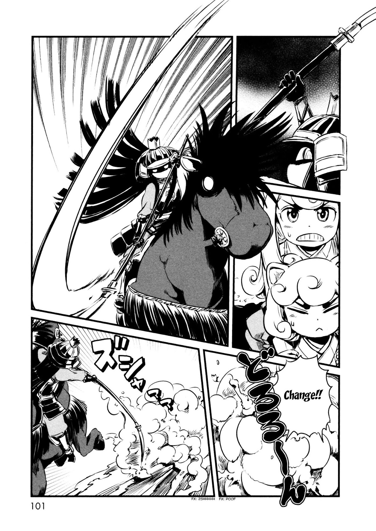 Neko Musume Michikusa Nikki Chapter 46 page 21 - Chapter 46: Passin' Time With a Cavalry Battle