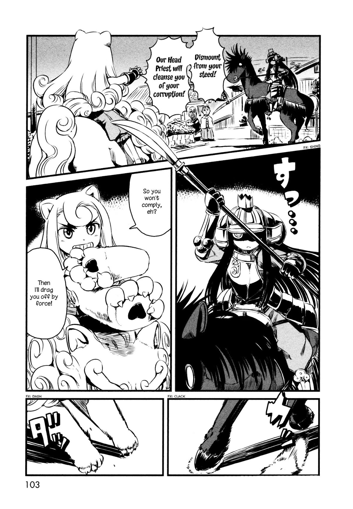 Neko Musume Michikusa Nikki Chapter 46 page 23 - Chapter 46: Passin' Time With a Cavalry Battle