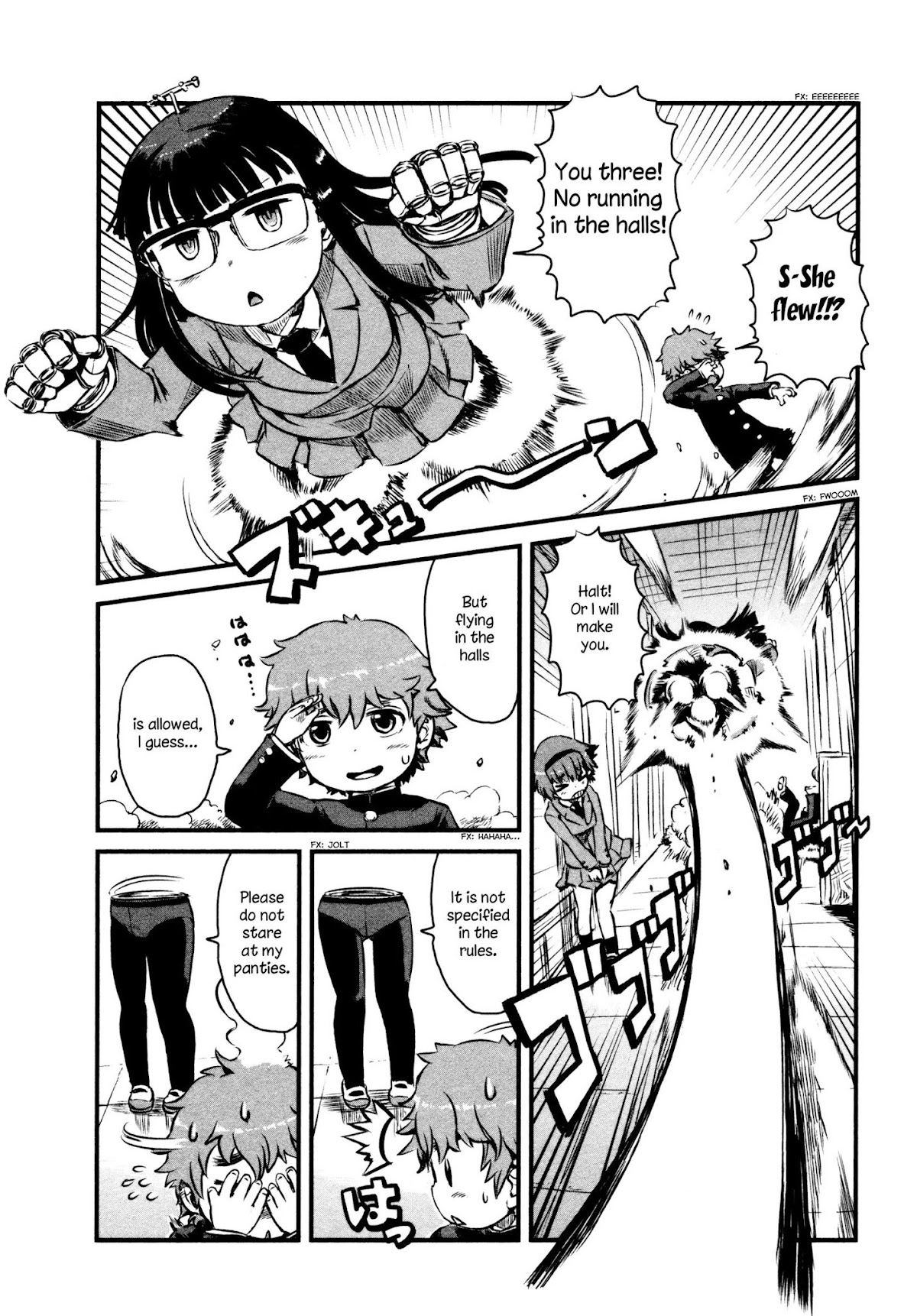 Neko Musume Michikusa Nikki Chapter 47.5 page 8 - Chapter 47.5: Fly!! Mecha Student Committee President