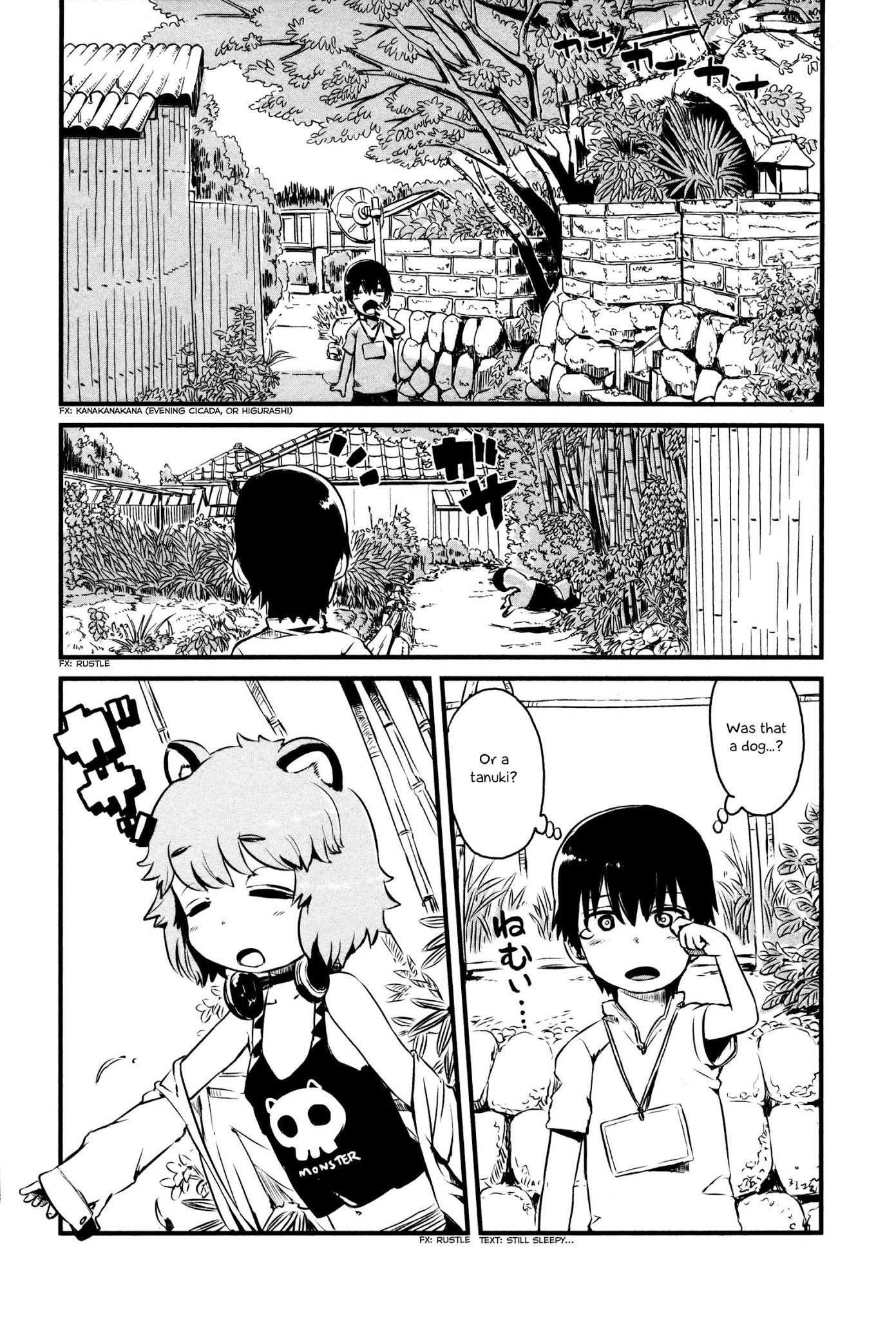 Neko Musume Michikusa Nikki Chapter 48 page 10 - Chapter 48: Passin' Time With Tanuki's Radio Taiso