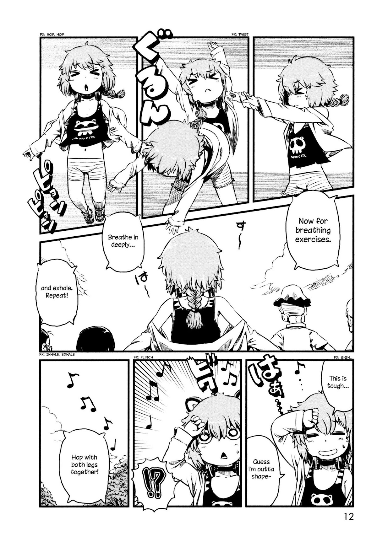 Neko Musume Michikusa Nikki Chapter 48 page 17 - Chapter 48: Passin' Time With Tanuki's Radio Taiso
