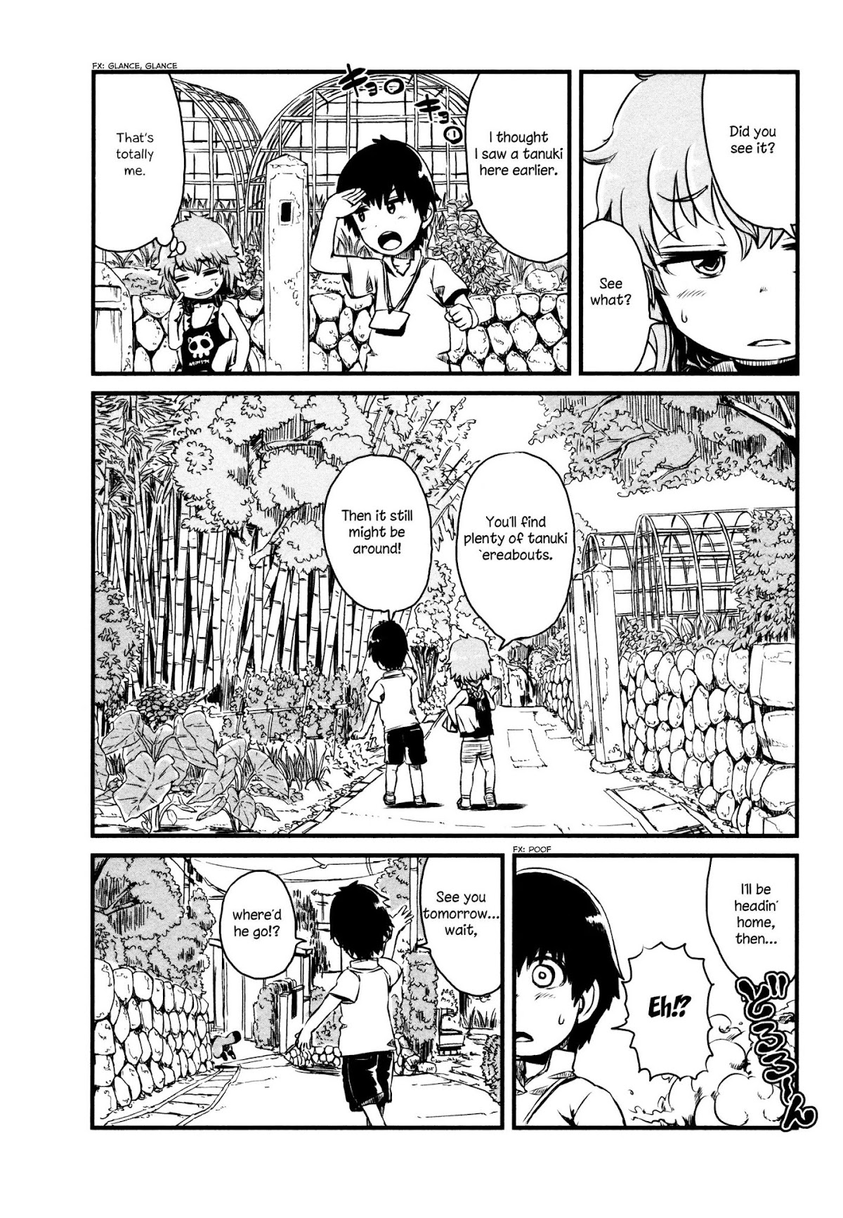 Neko Musume Michikusa Nikki Chapter 48 page 21 - Chapter 48: Passin' Time With Tanuki's Radio Taiso