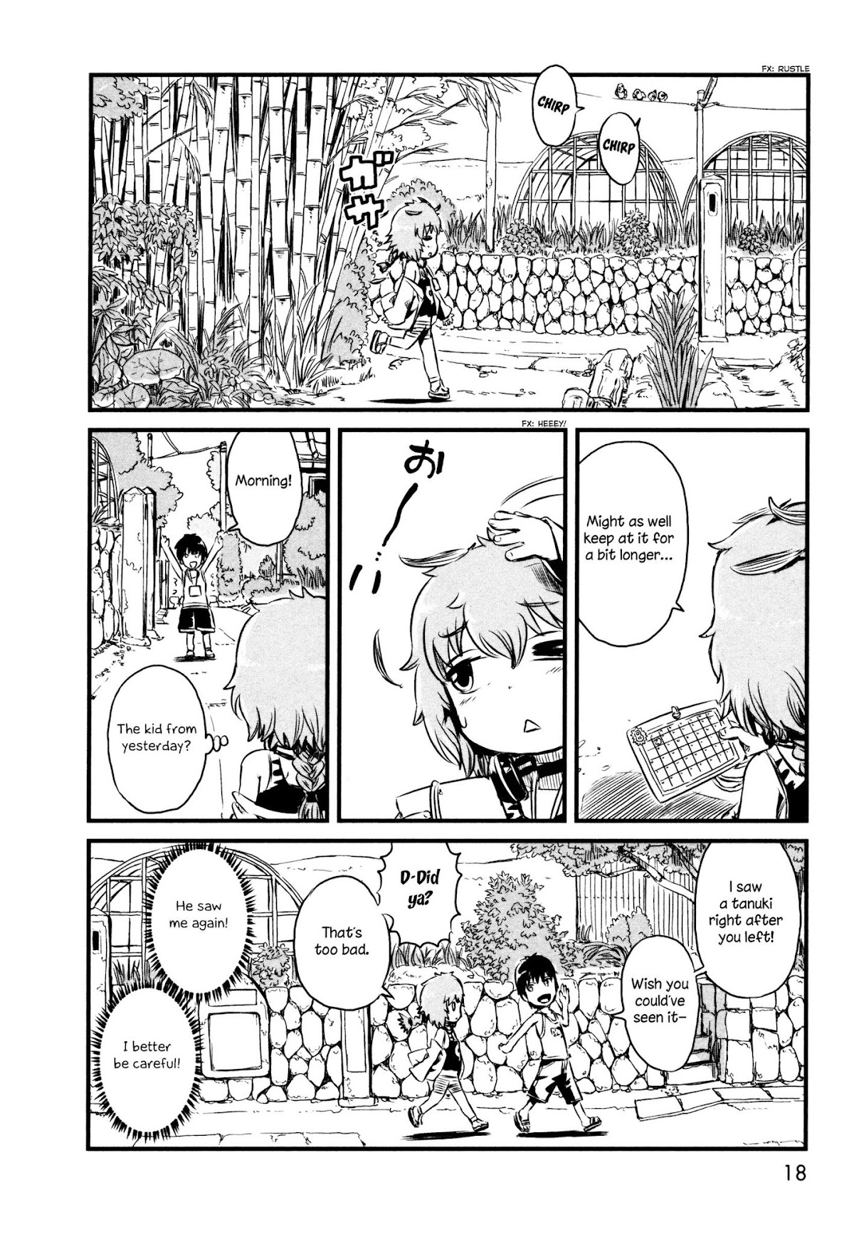 Neko Musume Michikusa Nikki Chapter 48 page 23 - Chapter 48: Passin' Time With Tanuki's Radio Taiso