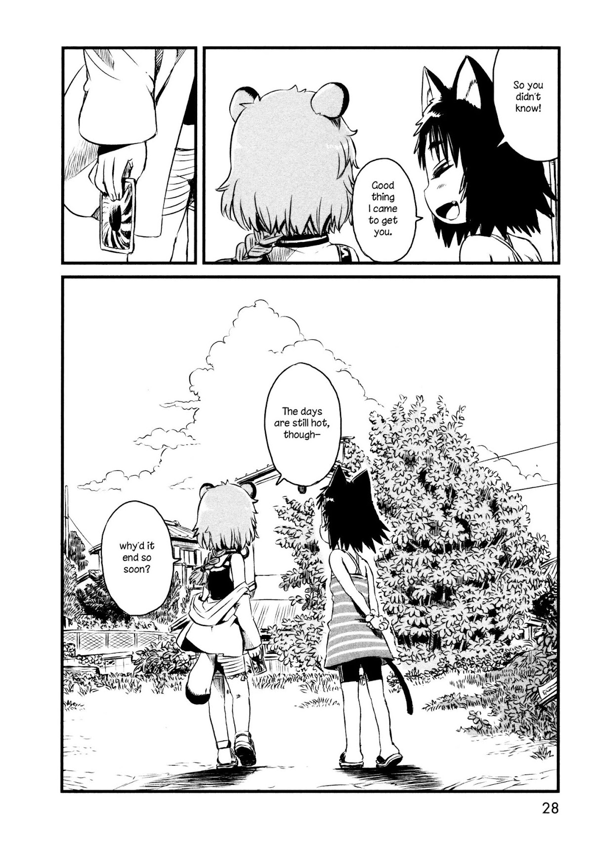 Neko Musume Michikusa Nikki Chapter 48 page 33 - Chapter 48: Passin' Time With Tanuki's Radio Taiso