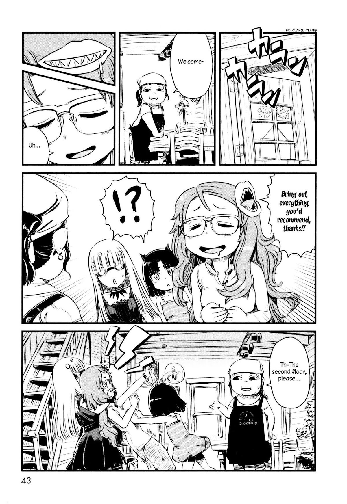 Neko Musume Michikusa Nikki Chapter 49 page 13 - Chapter 49: Passin' Time and Dining Out with Futakuchi-Onna