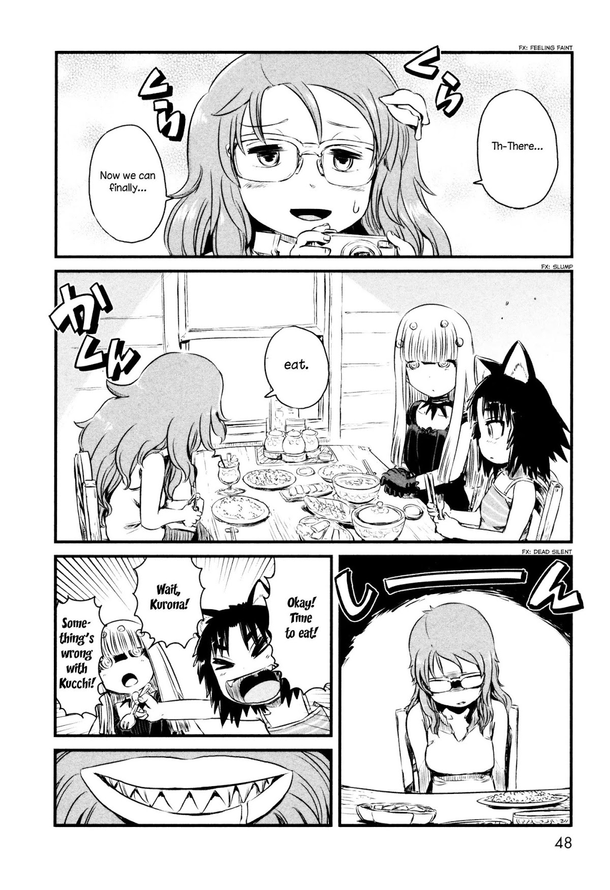 Neko Musume Michikusa Nikki Chapter 49 page 18 - Chapter 49: Passin' Time and Dining Out with Futakuchi-Onna