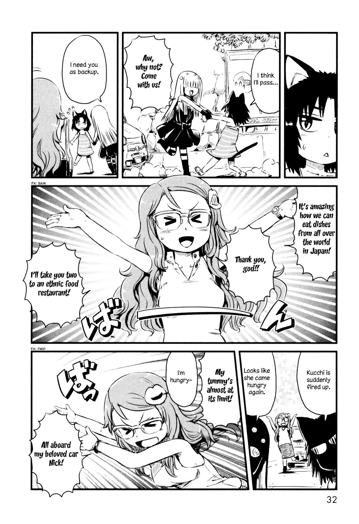 Neko Musume Michikusa Nikki Chapter 49 page 2 - Chapter 49: Passin' Time and Dining Out with Futakuchi-Onna