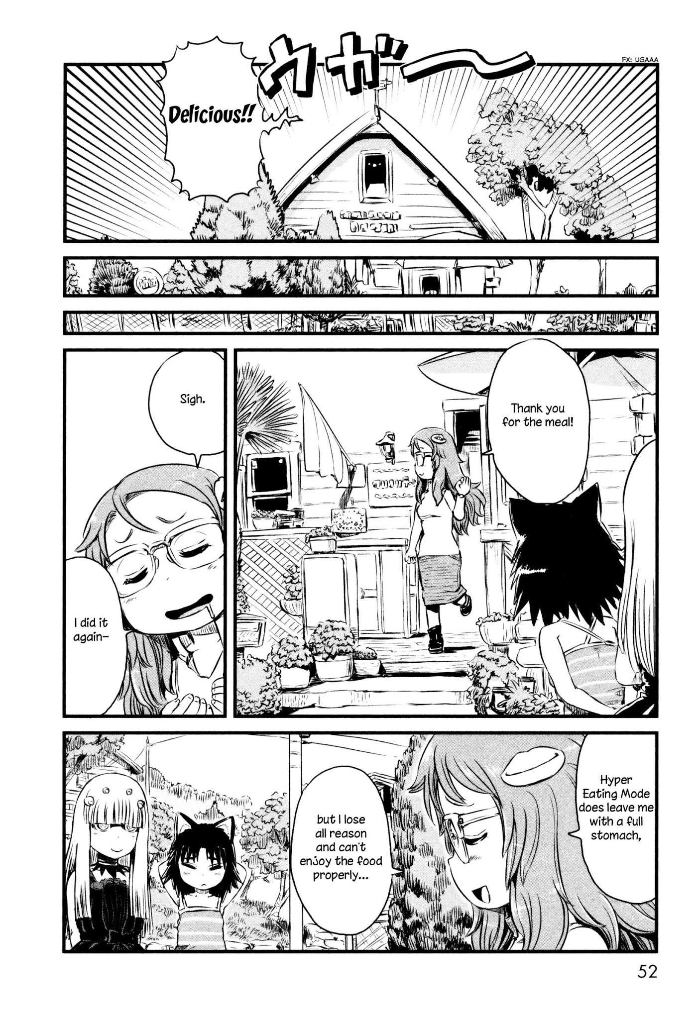 Neko Musume Michikusa Nikki Chapter 49 page 22 - Chapter 49: Passin' Time and Dining Out with Futakuchi-Onna