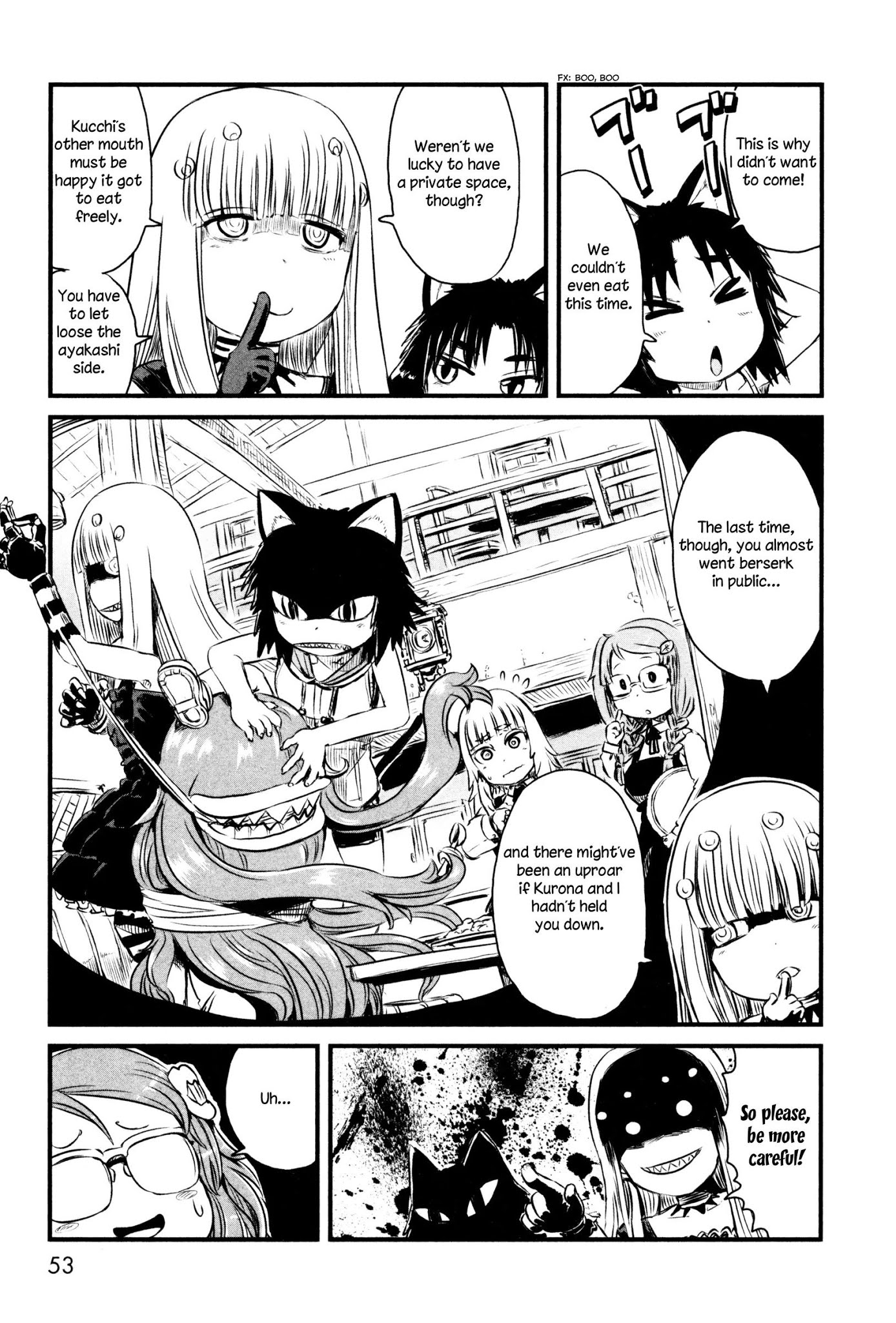 Neko Musume Michikusa Nikki Chapter 49 page 23 - Chapter 49: Passin' Time and Dining Out with Futakuchi-Onna