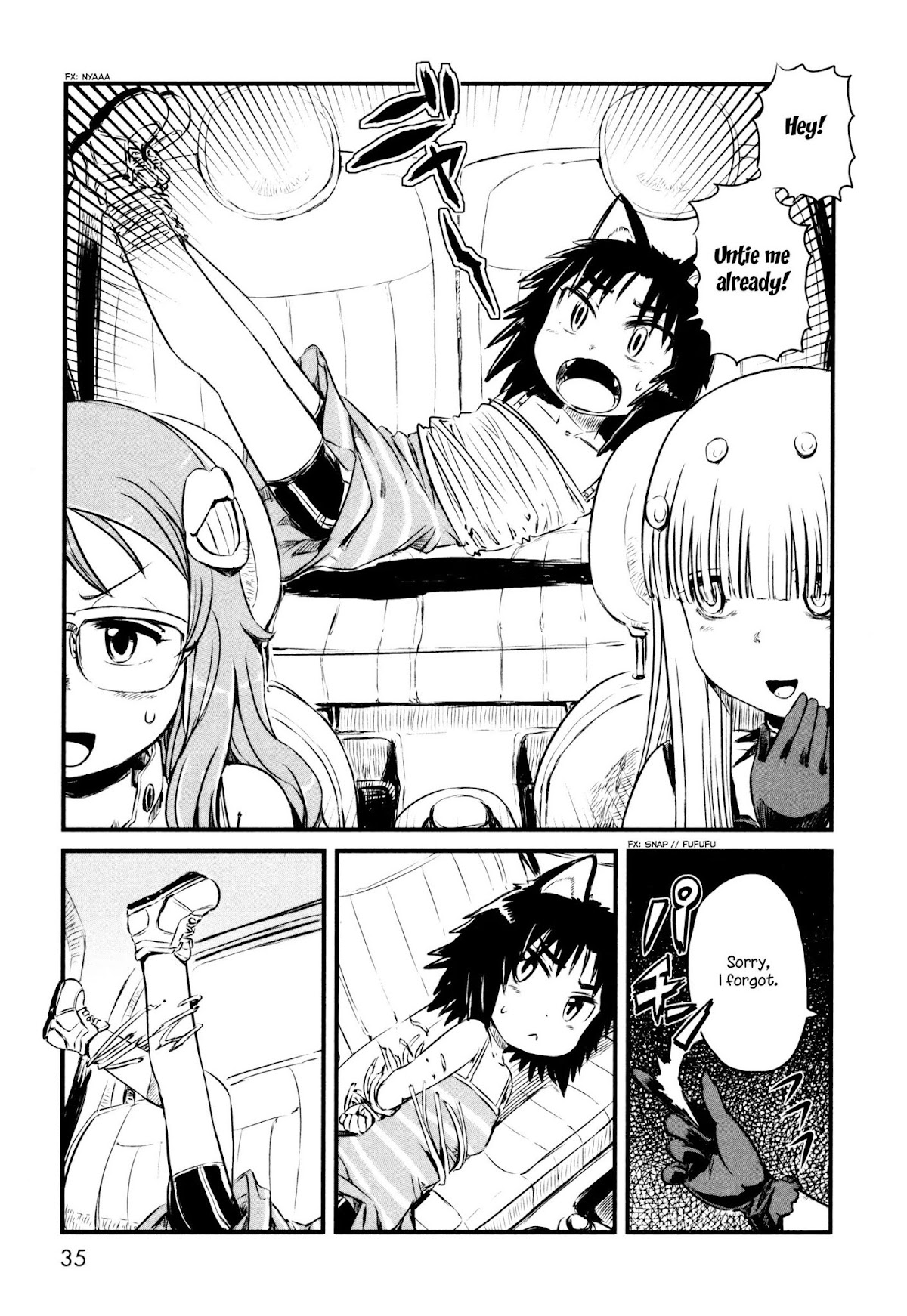 Neko Musume Michikusa Nikki Chapter 49 page 5 - Chapter 49: Passin' Time and Dining Out with Futakuchi-Onna
