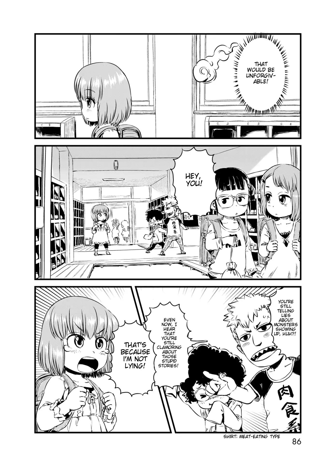 Neko Musume Michikusa Nikki Chapter 51 page 12 - Chapter 51: Passing the Time with Kokkuri-san in my Youth