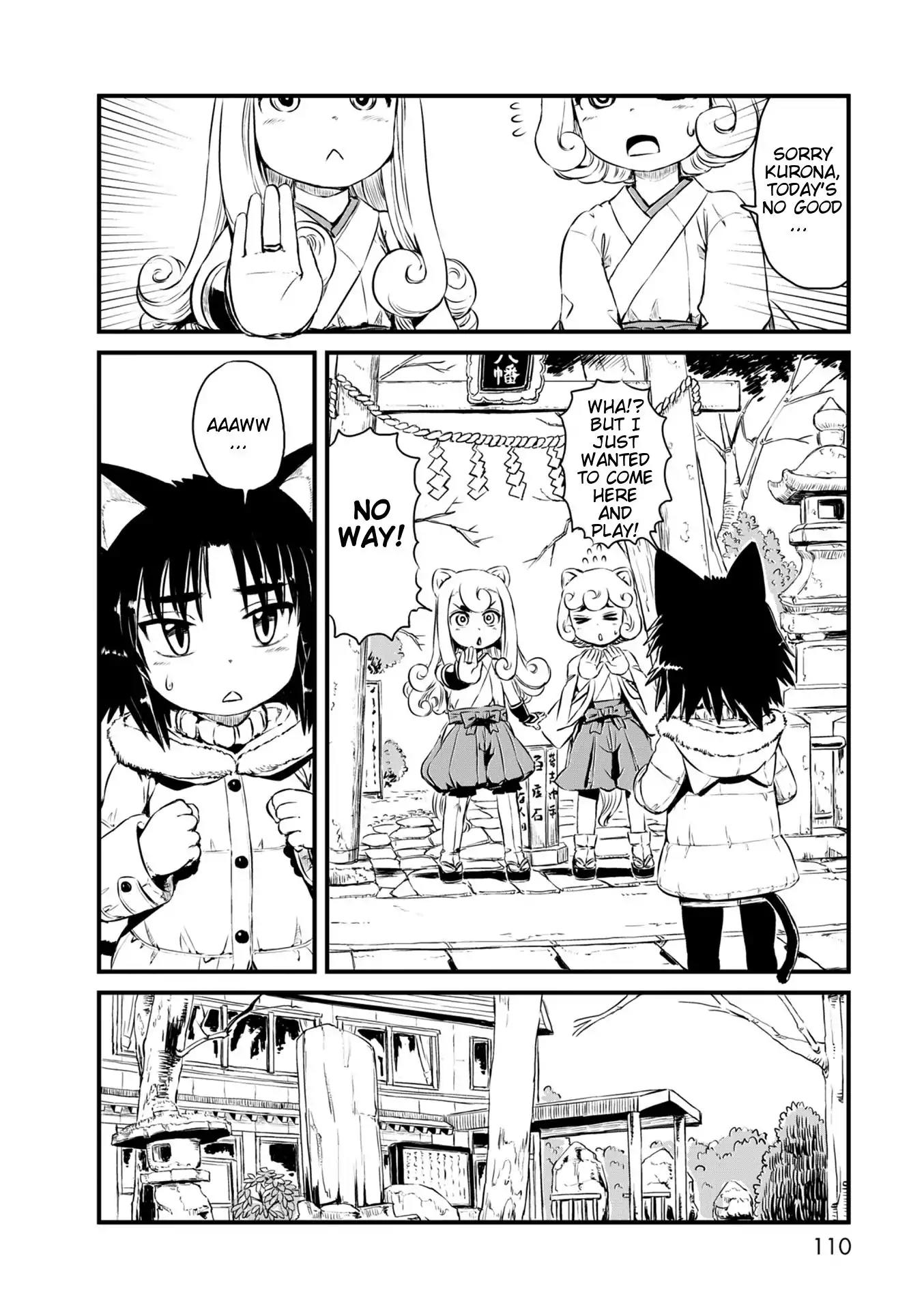 Neko Musume Michikusa Nikki Chapter 52 page 10 - Chapter 52: Passing the Time with the December Shrine Maiden