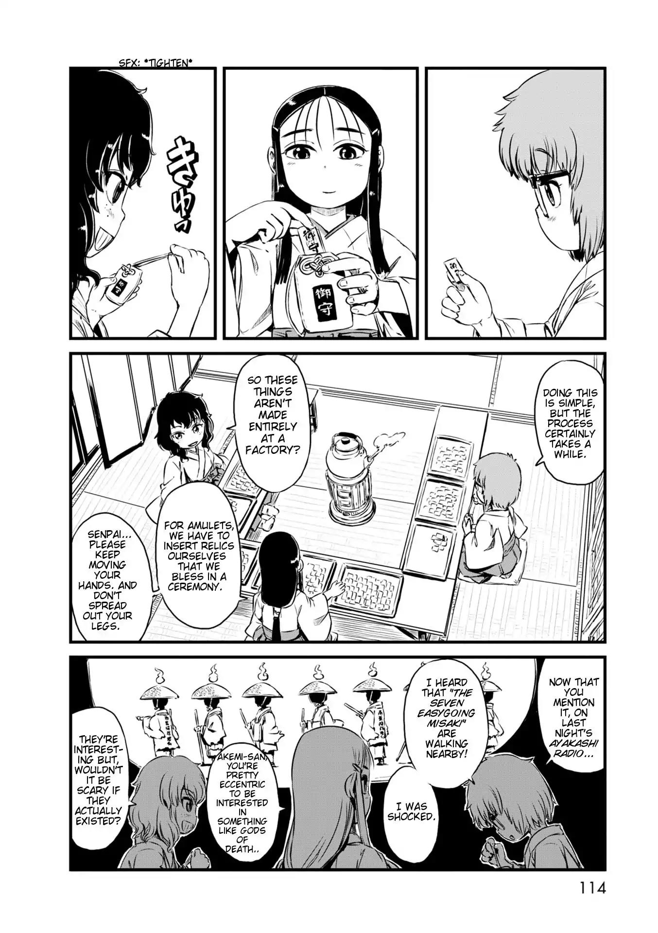 Neko Musume Michikusa Nikki Chapter 52 page 14 - Chapter 52: Passing the Time with the December Shrine Maiden