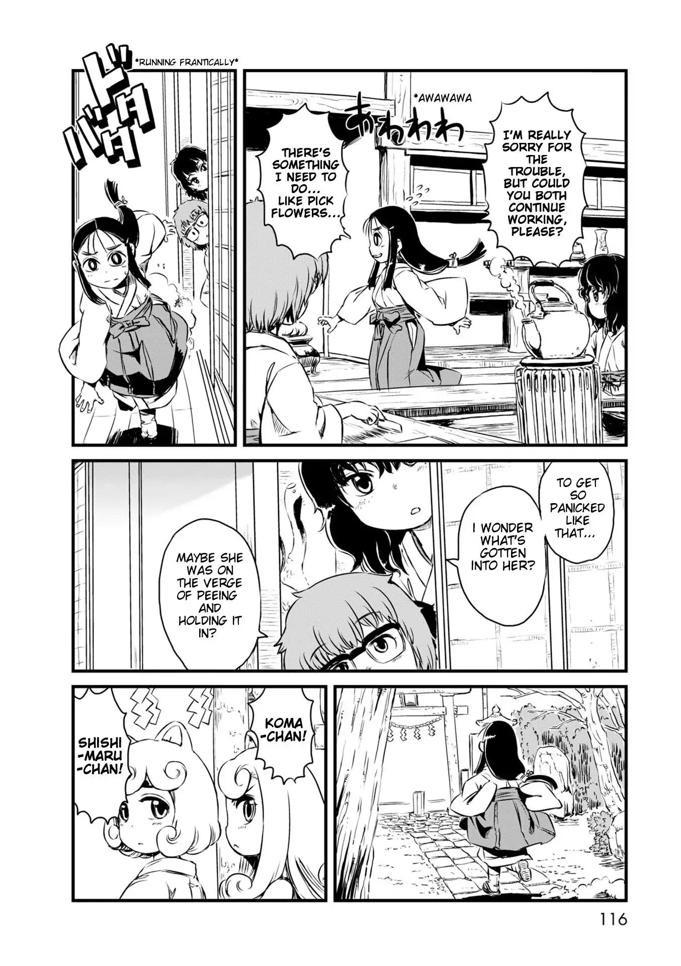 Neko Musume Michikusa Nikki Chapter 52 page 16 - Chapter 52: Passing the Time with the December Shrine Maiden