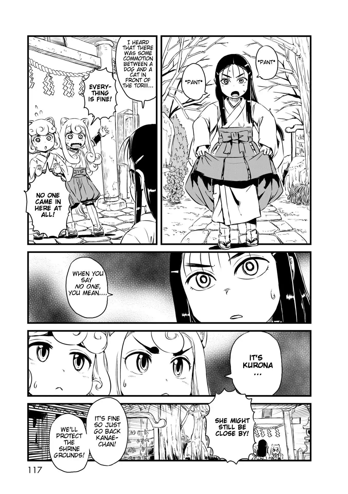 Neko Musume Michikusa Nikki Chapter 52 page 17 - Chapter 52: Passing the Time with the December Shrine Maiden