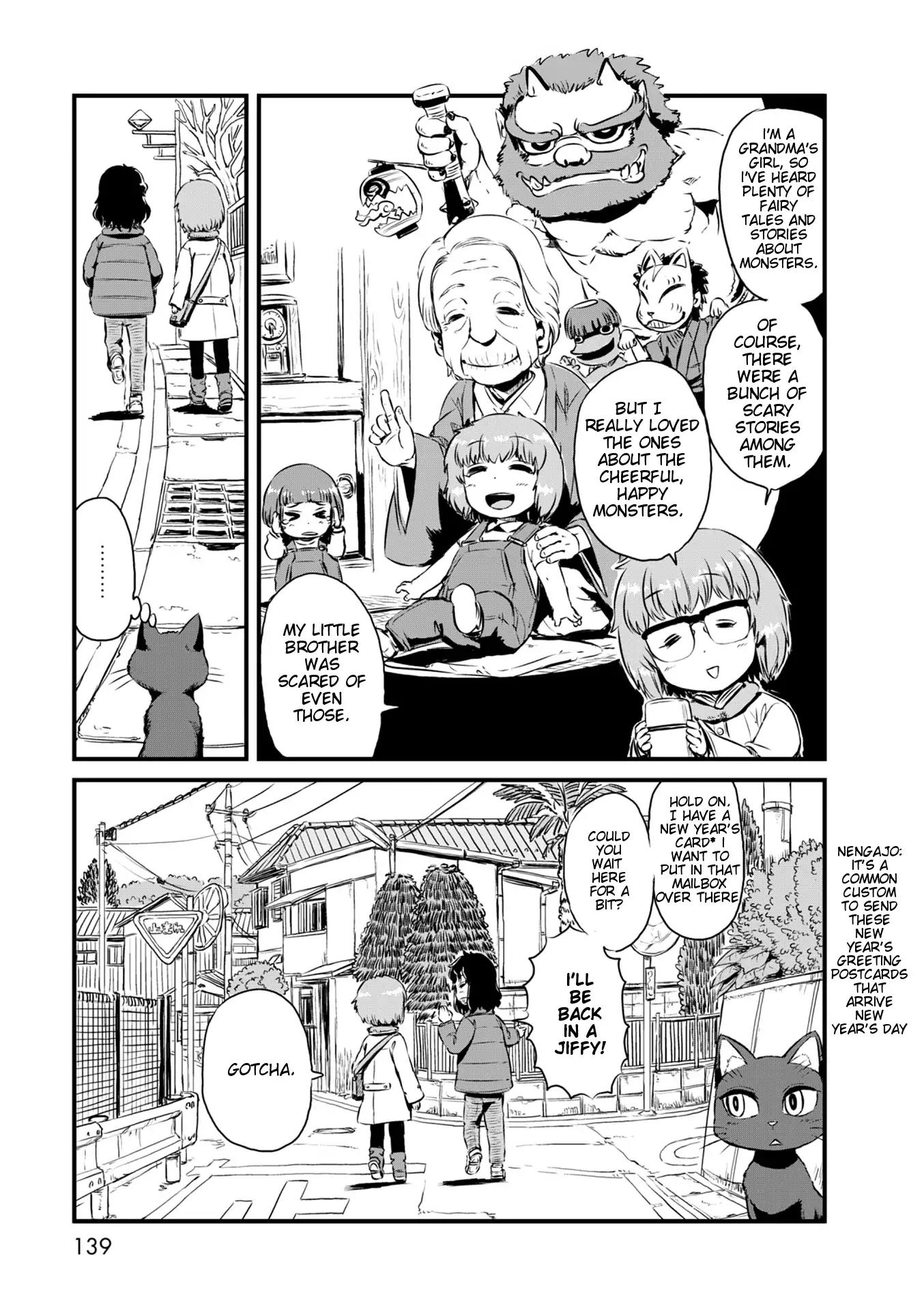 Neko Musume Michikusa Nikki Chapter 53 page 13 - Chapter 53: Passing Time with Ayakashi At The Year-End Offline Meeting