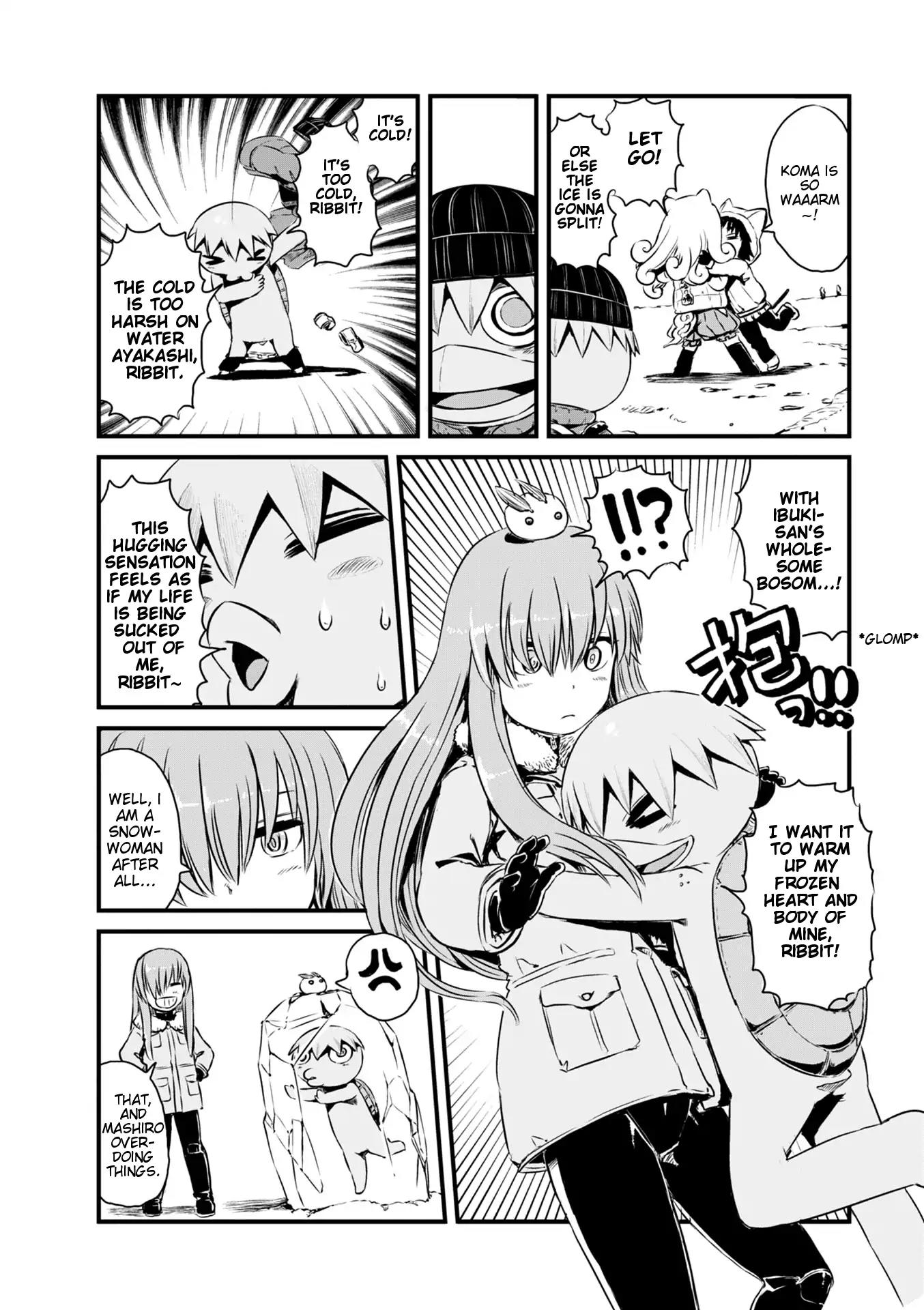 Neko Musume Michikusa Nikki Chapter 54 page 12 - Chapter 54: Passing the Time Ice Fishing