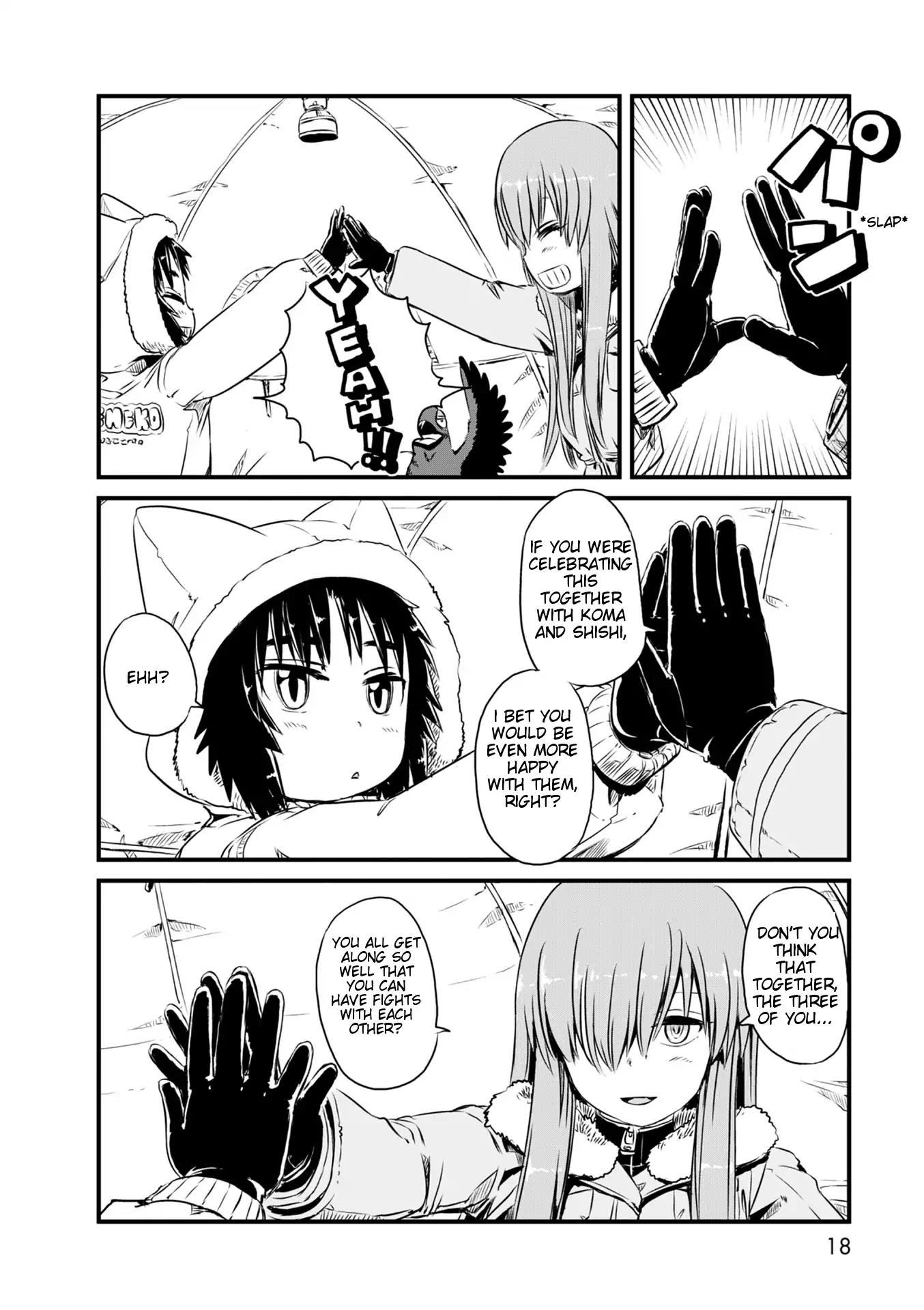 Neko Musume Michikusa Nikki Chapter 54 page 16 - Chapter 54: Passing the Time Ice Fishing