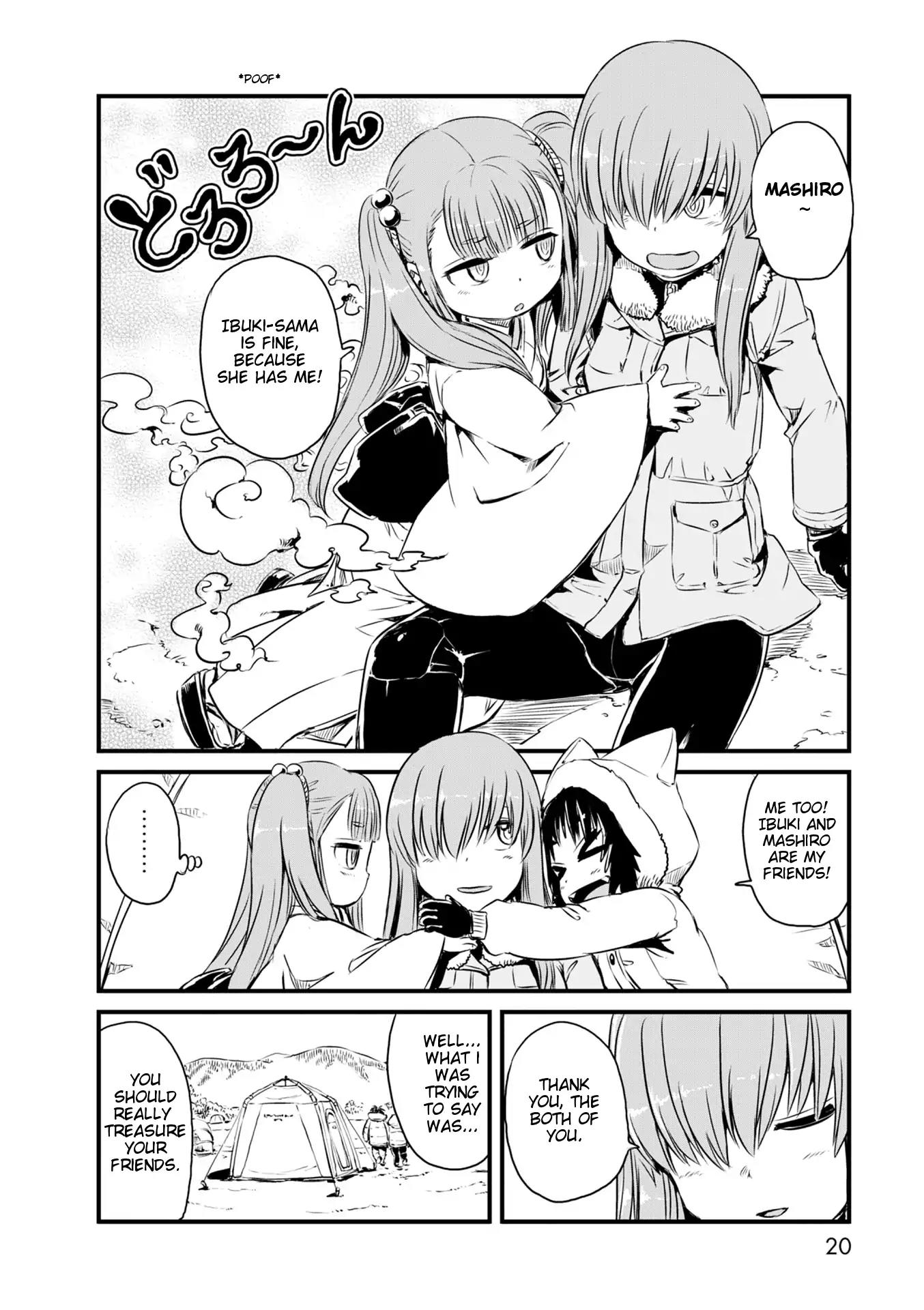 Neko Musume Michikusa Nikki Chapter 54 page 18 - Chapter 54: Passing the Time Ice Fishing