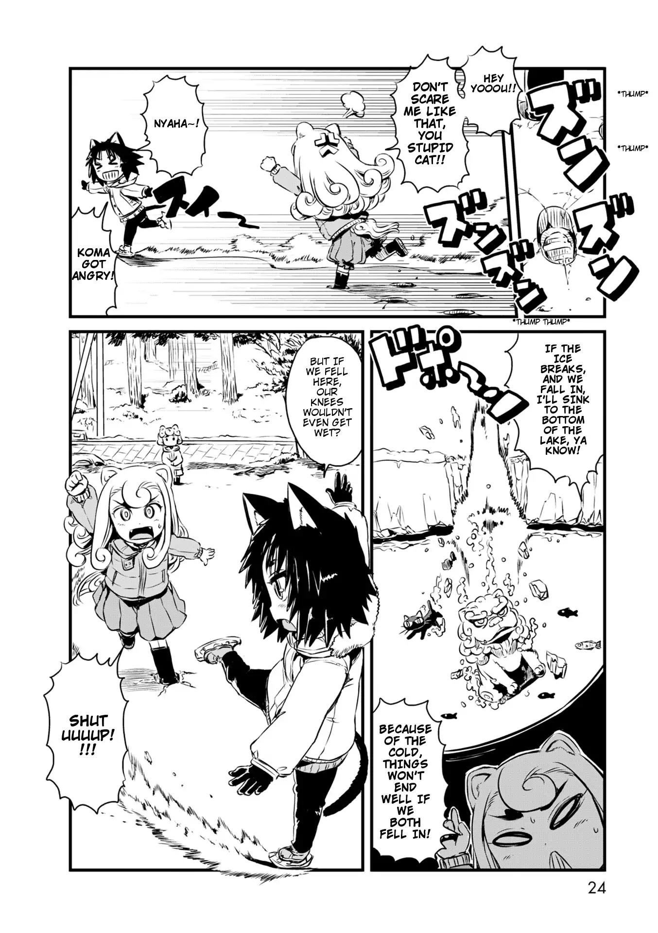 Neko Musume Michikusa Nikki Chapter 54 page 22 - Chapter 54: Passing the Time Ice Fishing