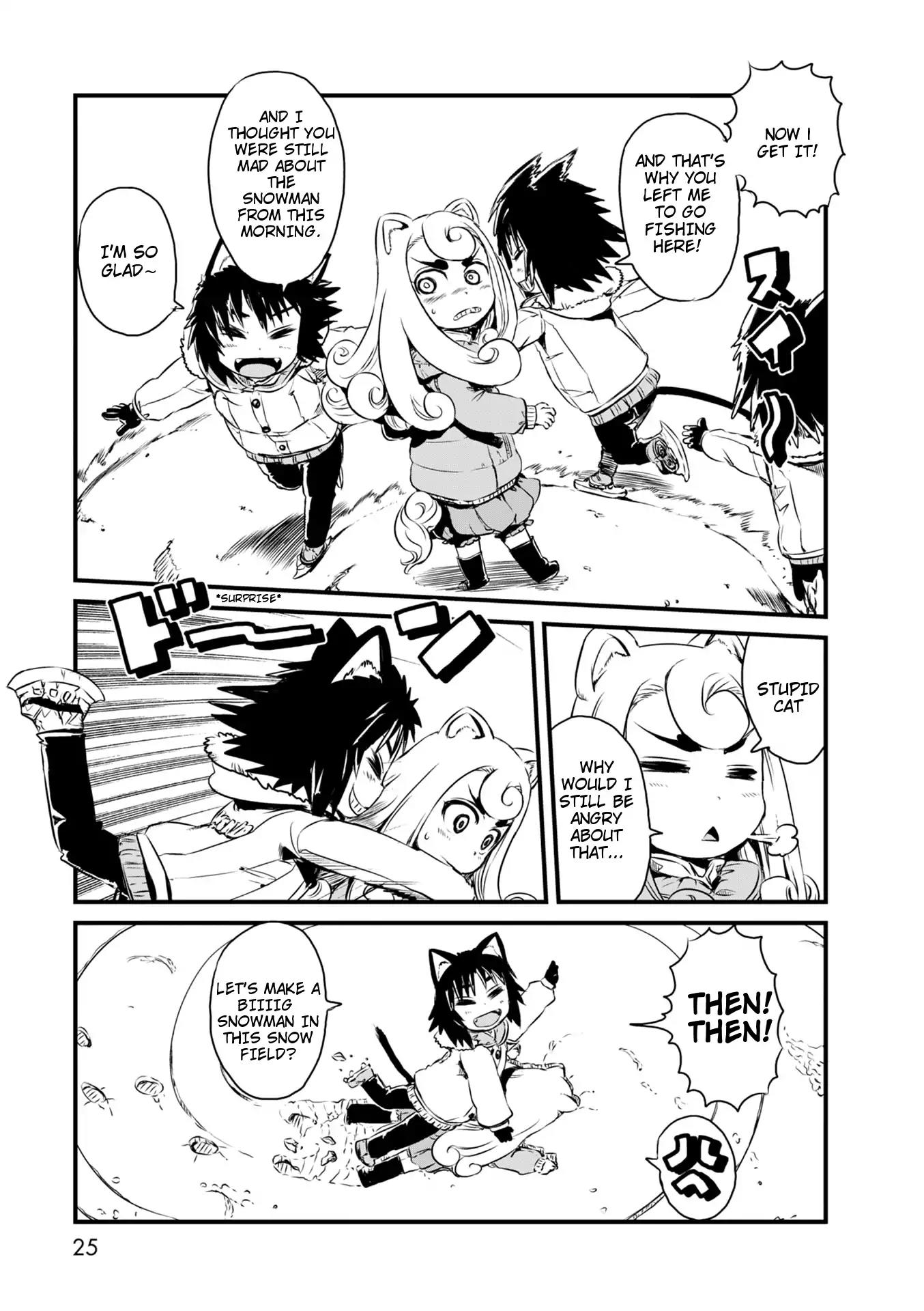 Neko Musume Michikusa Nikki Chapter 54 page 23 - Chapter 54: Passing the Time Ice Fishing