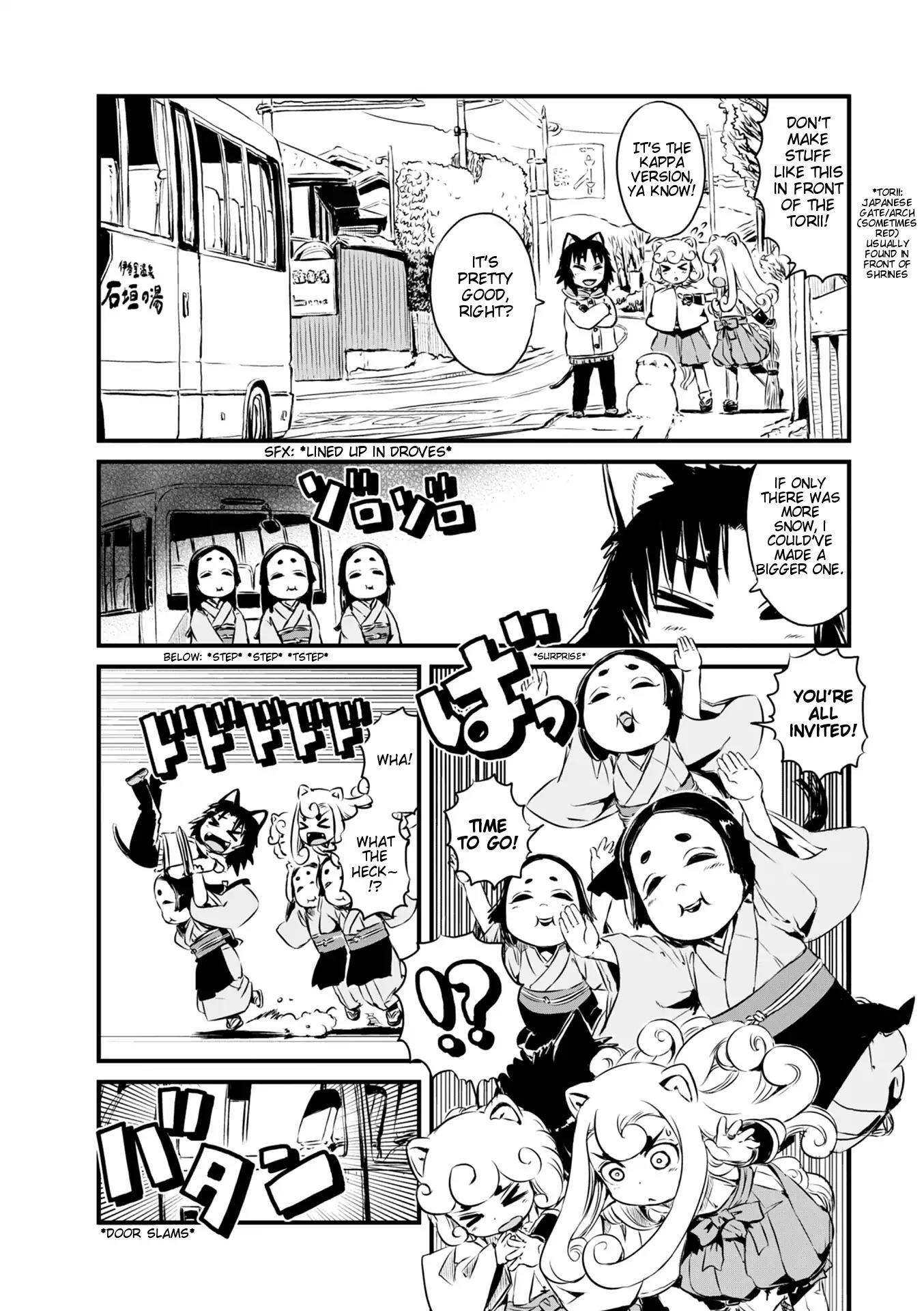 Neko Musume Michikusa Nikki Chapter 54 page 7 - Chapter 54: Passing the Time Ice Fishing