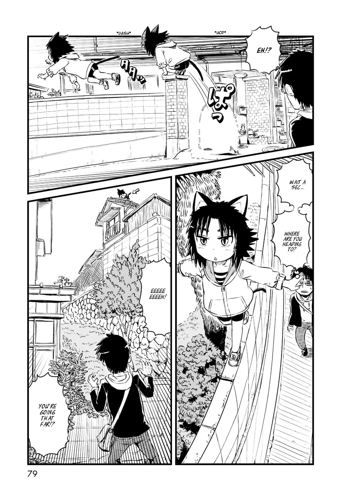 Neko Musume Michikusa Nikki Chapter 57 page 9 - Chapter 57: Passing the Time Observing Kurona