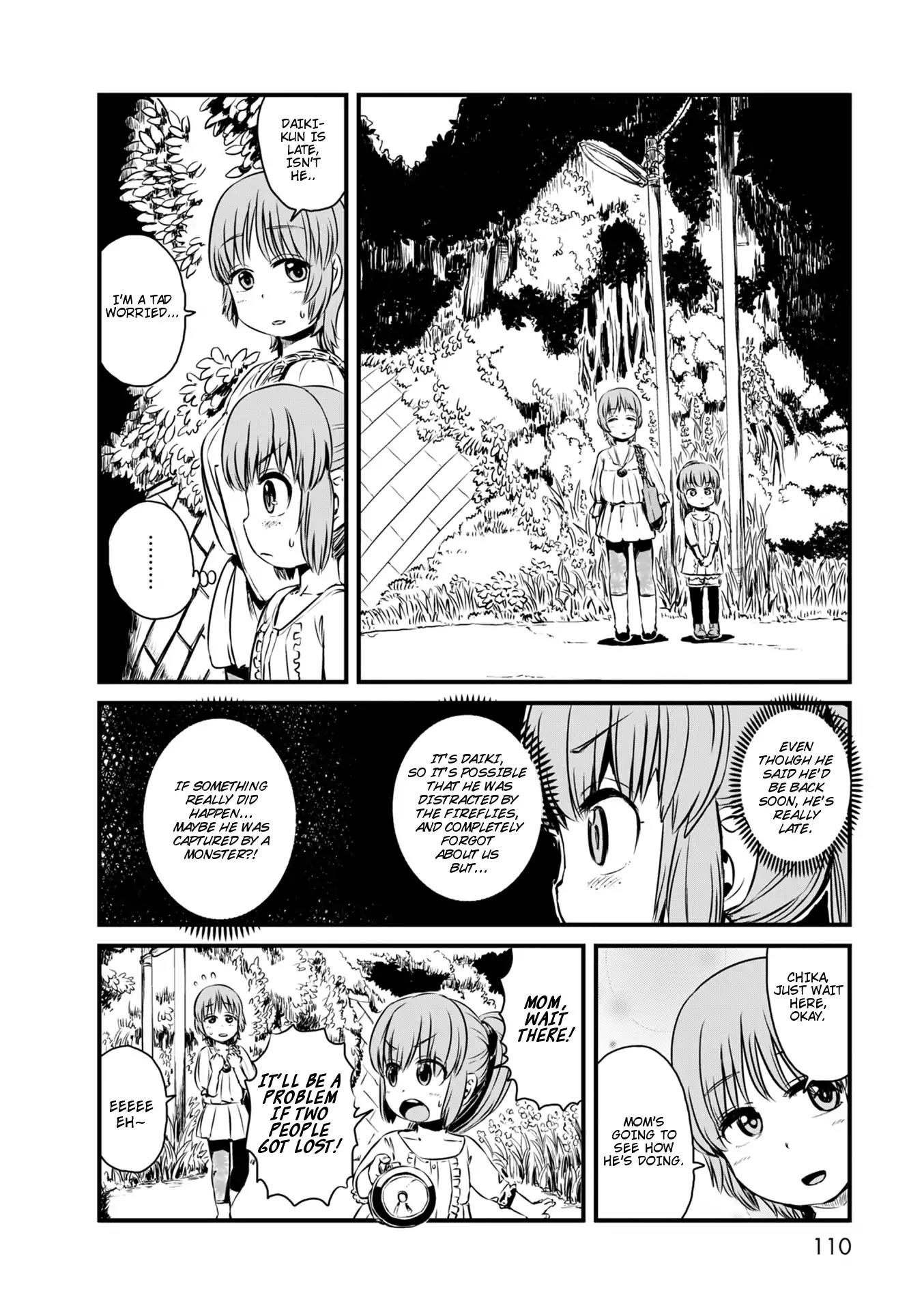 Neko Musume Michikusa Nikki Chapter 58 page 13 - Chapter 58: Passing The Time On A Path Of Fireflies At Night