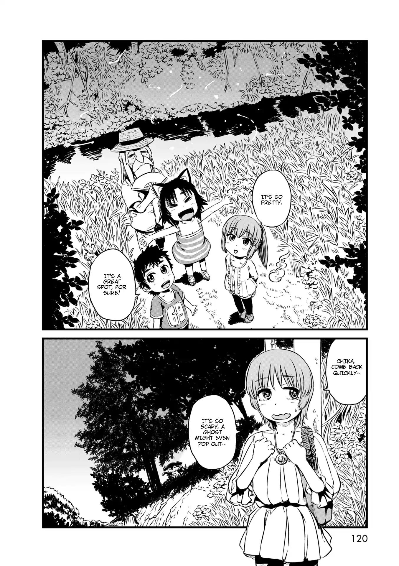 Neko Musume Michikusa Nikki Chapter 58 page 23 - Chapter 58: Passing The Time On A Path Of Fireflies At Night