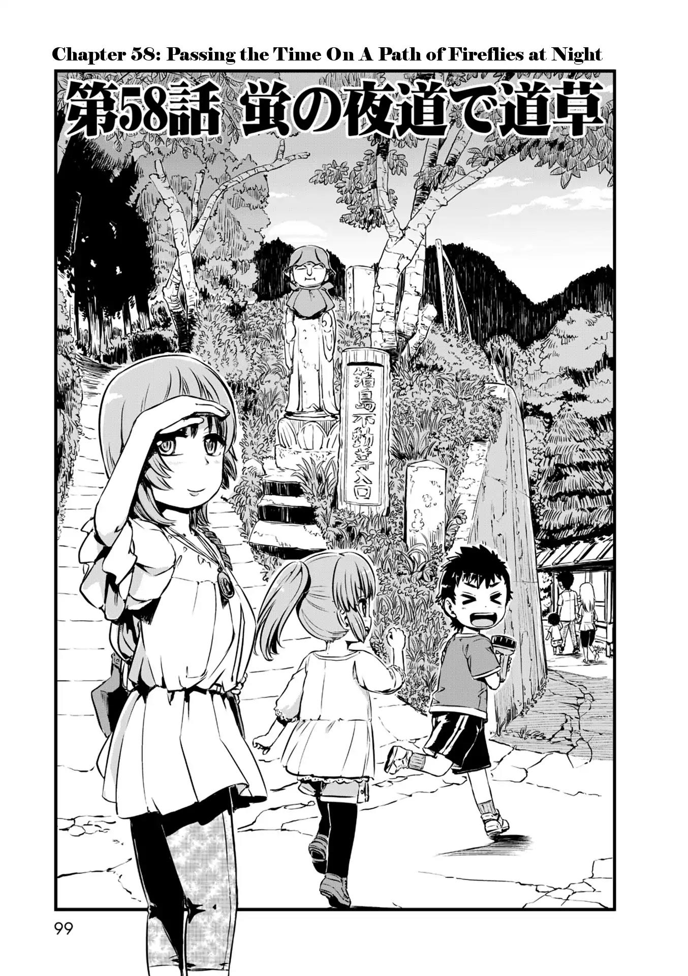 Neko Musume Michikusa Nikki Chapter 58 page 3 - Chapter 58: Passing The Time On A Path Of Fireflies At Night
